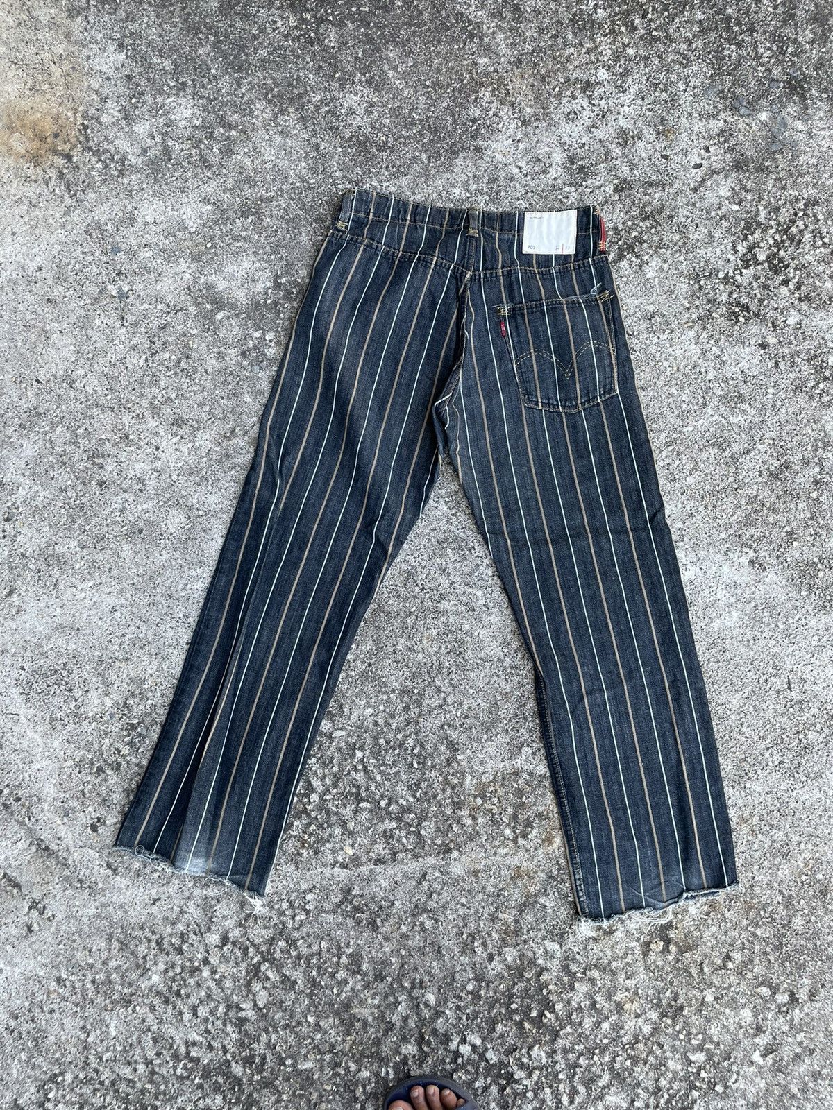 Levi's Levi’s 703 Striped Jeans Size US 30 / EU 46 - 8 Thumbnail
