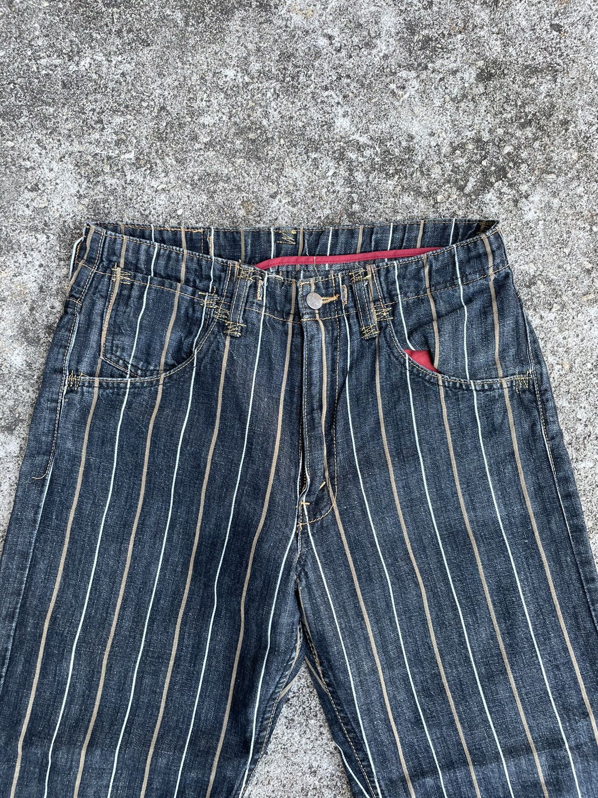 Levi's Levi’s 703 Striped Jeans Size US 30 / EU 46 - 2 Thumbnail