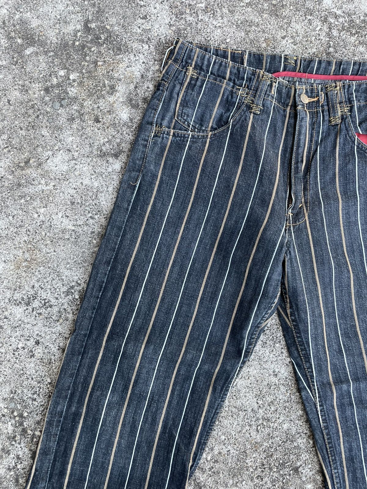 Levi's Levi’s 703 Striped Jeans Size US 30 / EU 46 - 4 Thumbnail