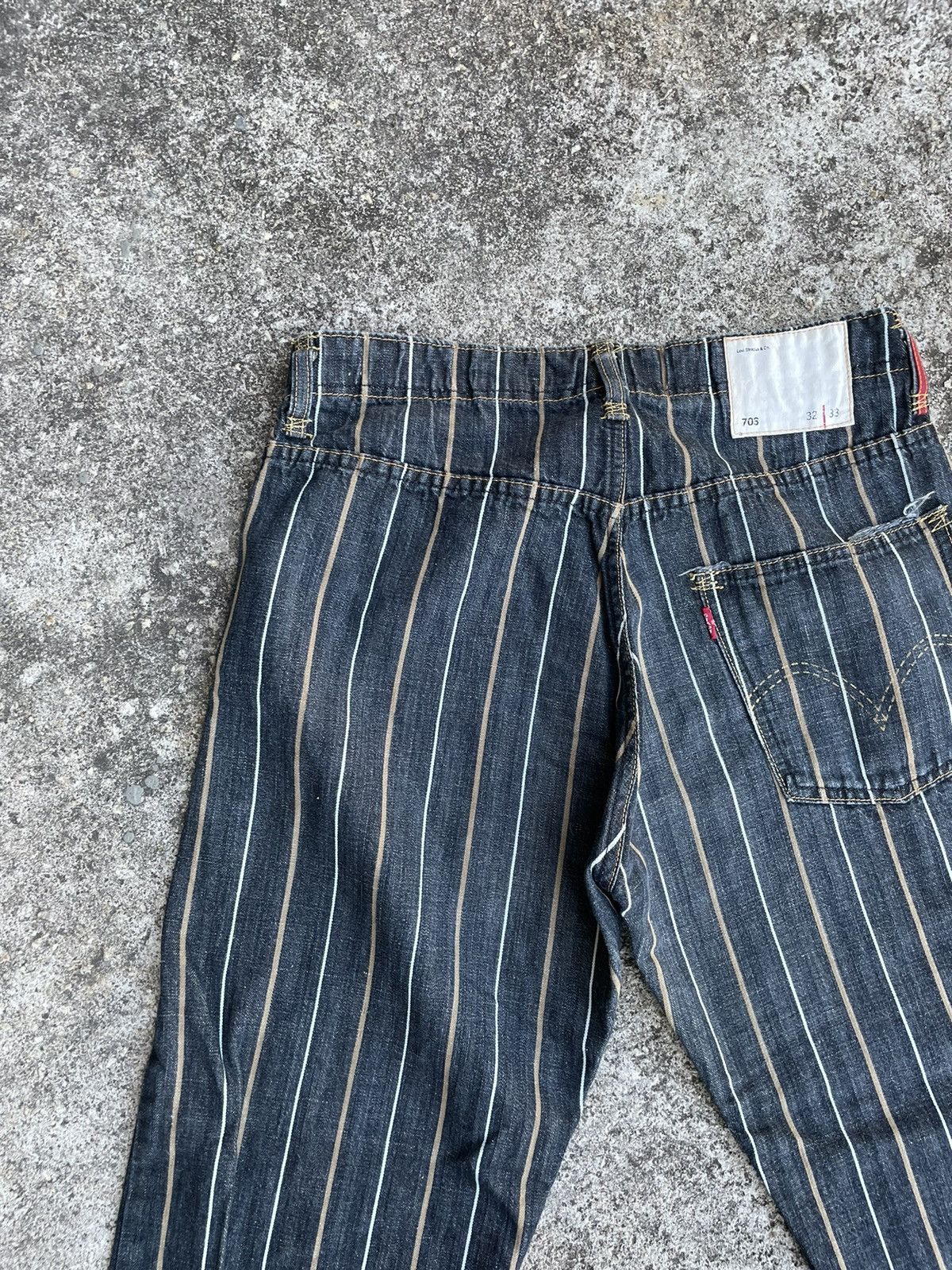 Levi's Levi’s 703 Striped Jeans Size US 30 / EU 46 - 10 Thumbnail