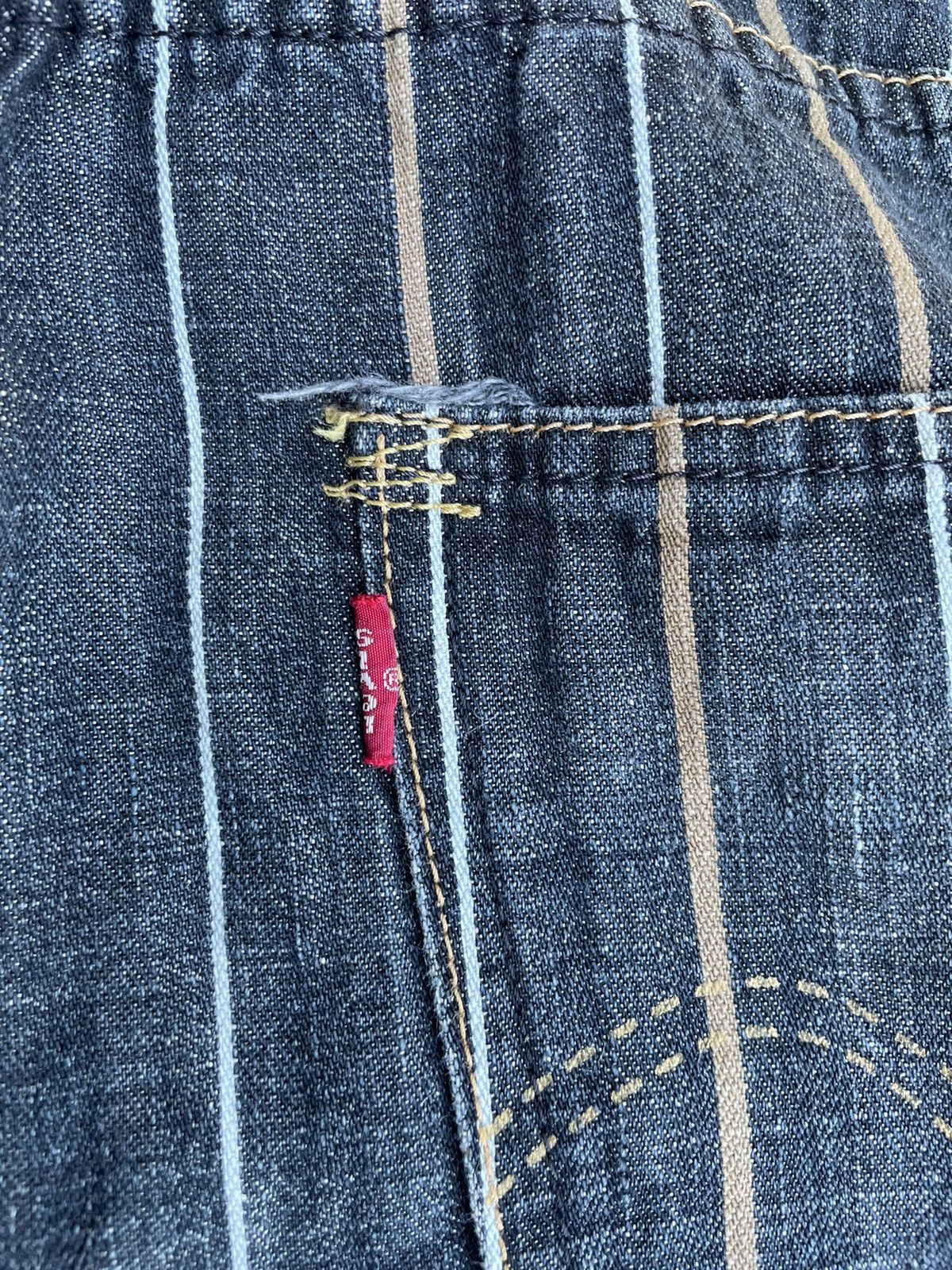 Levi's Levi’s 703 Striped Jeans Size US 30 / EU 46 - 14 Thumbnail