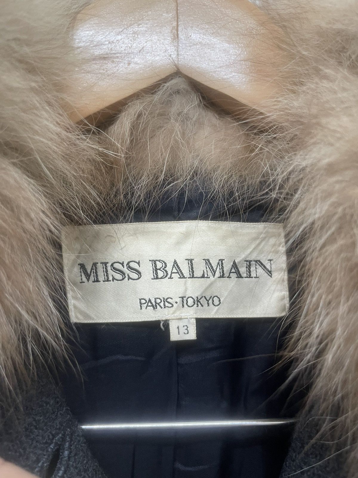 Balmain VINTAGE BALMAIN FAUX FUR JACKET WOOL Size M / US 6-8 / IT 42-44 - 6 Thumbnail
