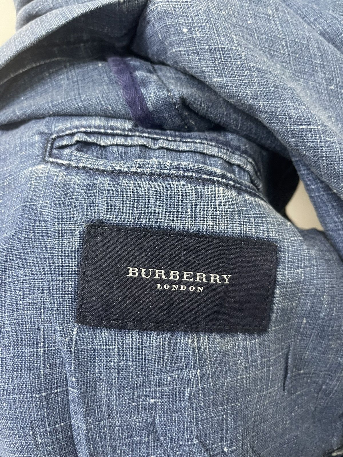 Burberry VINTAGE BURBERRYS PURE INDIGO DYED MADE IN ITALY Size US XL / EU 56 / 4 - 5 Thumbnail