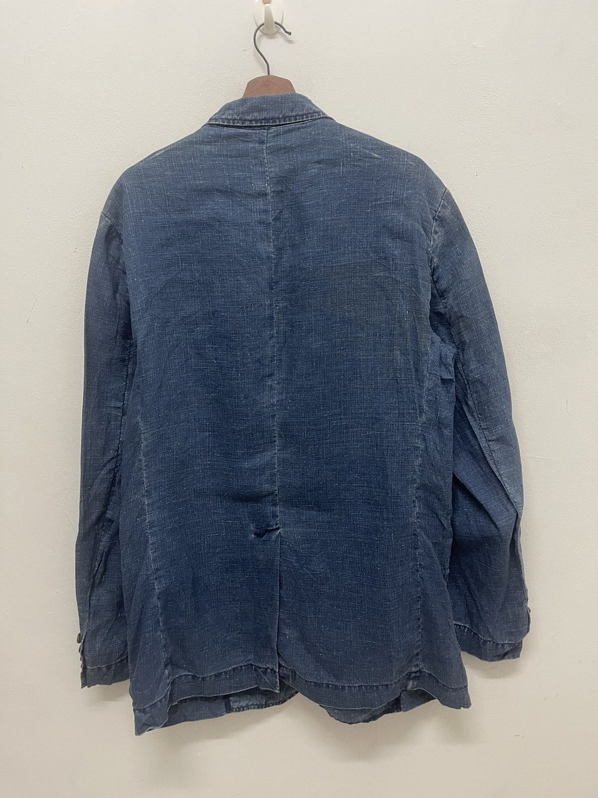 Burberry VINTAGE BURBERRYS PURE INDIGO DYED MADE IN ITALY Size US XL / EU 56 / 4 - 3 Thumbnail