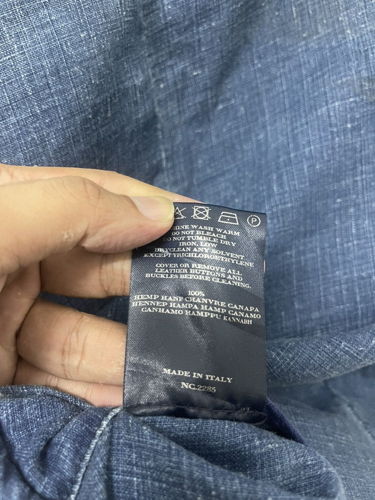 Burberry VINTAGE BURBERRYS PURE INDIGO DYED MADE IN ITALY Size US XL / EU 56 / 4 - 6 Thumbnail