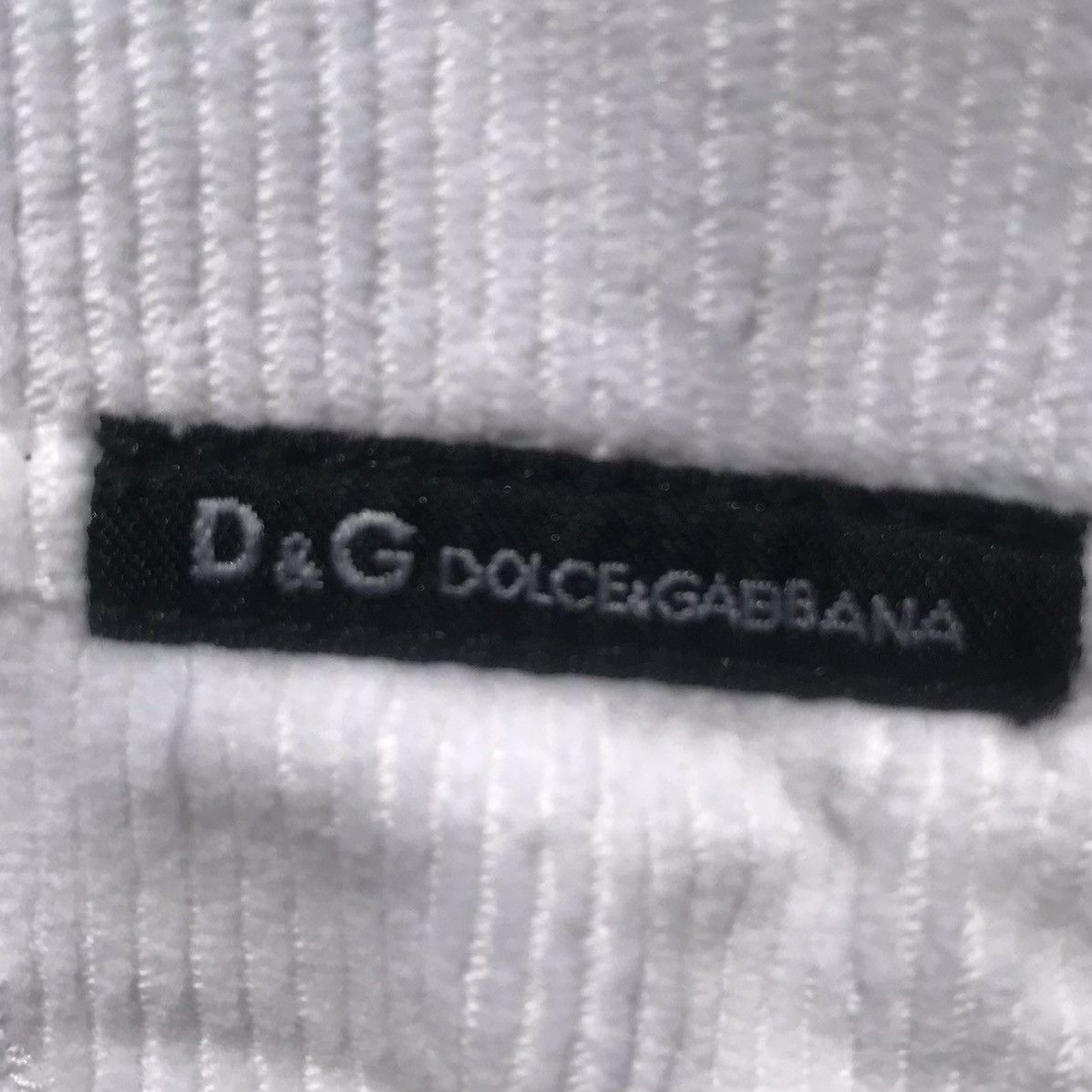 Designer × Dolce & Gabbana × Vintage Vintage Dolce & Gabbana Corduroy Jacket White Size S / US 4 / IT 40 - 7 Thumbnail