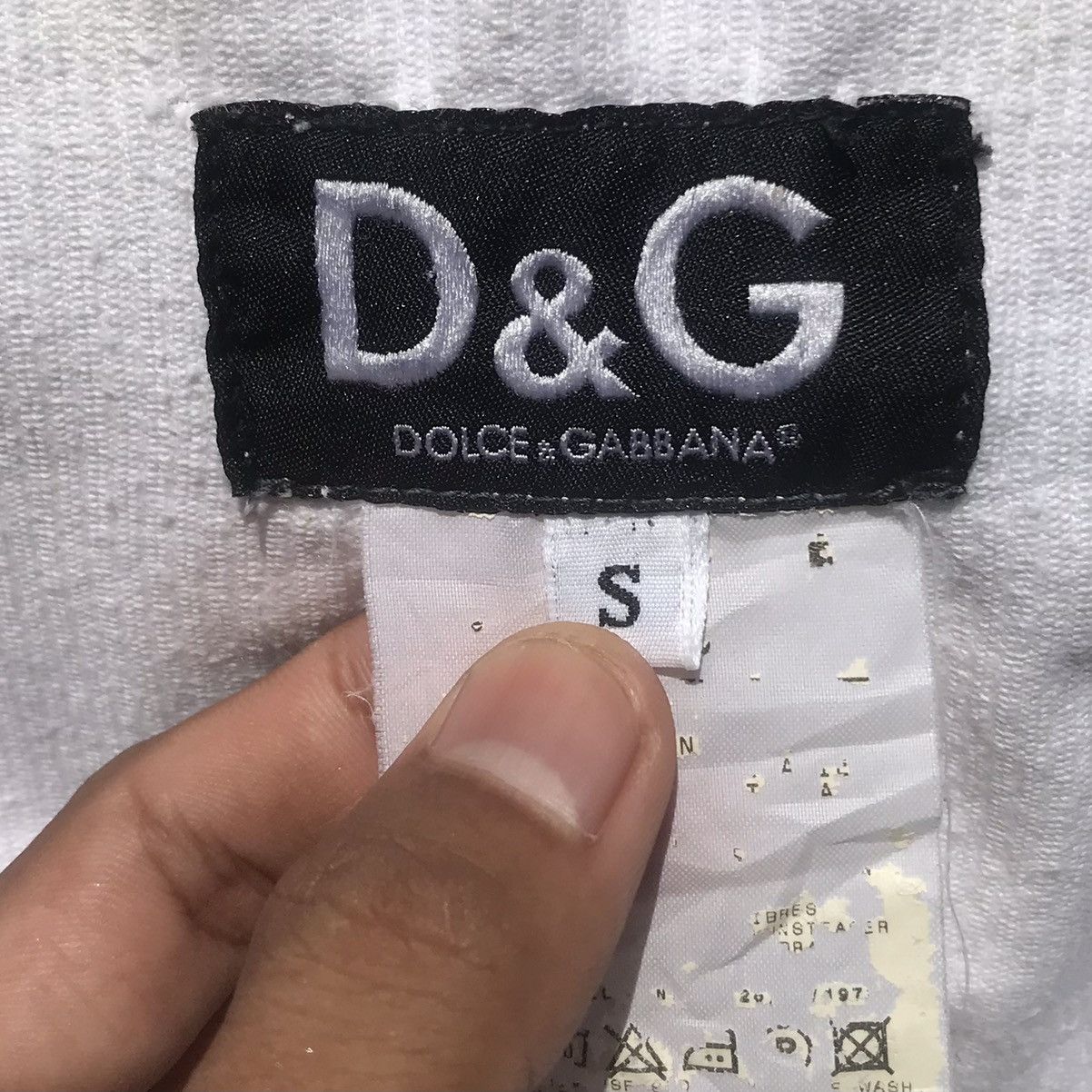 Designer × Dolce & Gabbana × Vintage Vintage Dolce & Gabbana Corduroy Jacket White Size S / US 4 / IT 40 - 12 Thumbnail