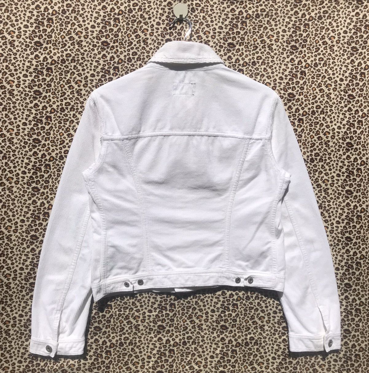 Designer × Dolce & Gabbana × Vintage Vintage Dolce & Gabbana Corduroy Jacket White Size S / US 4 / IT 40 - 2 Thumbnail