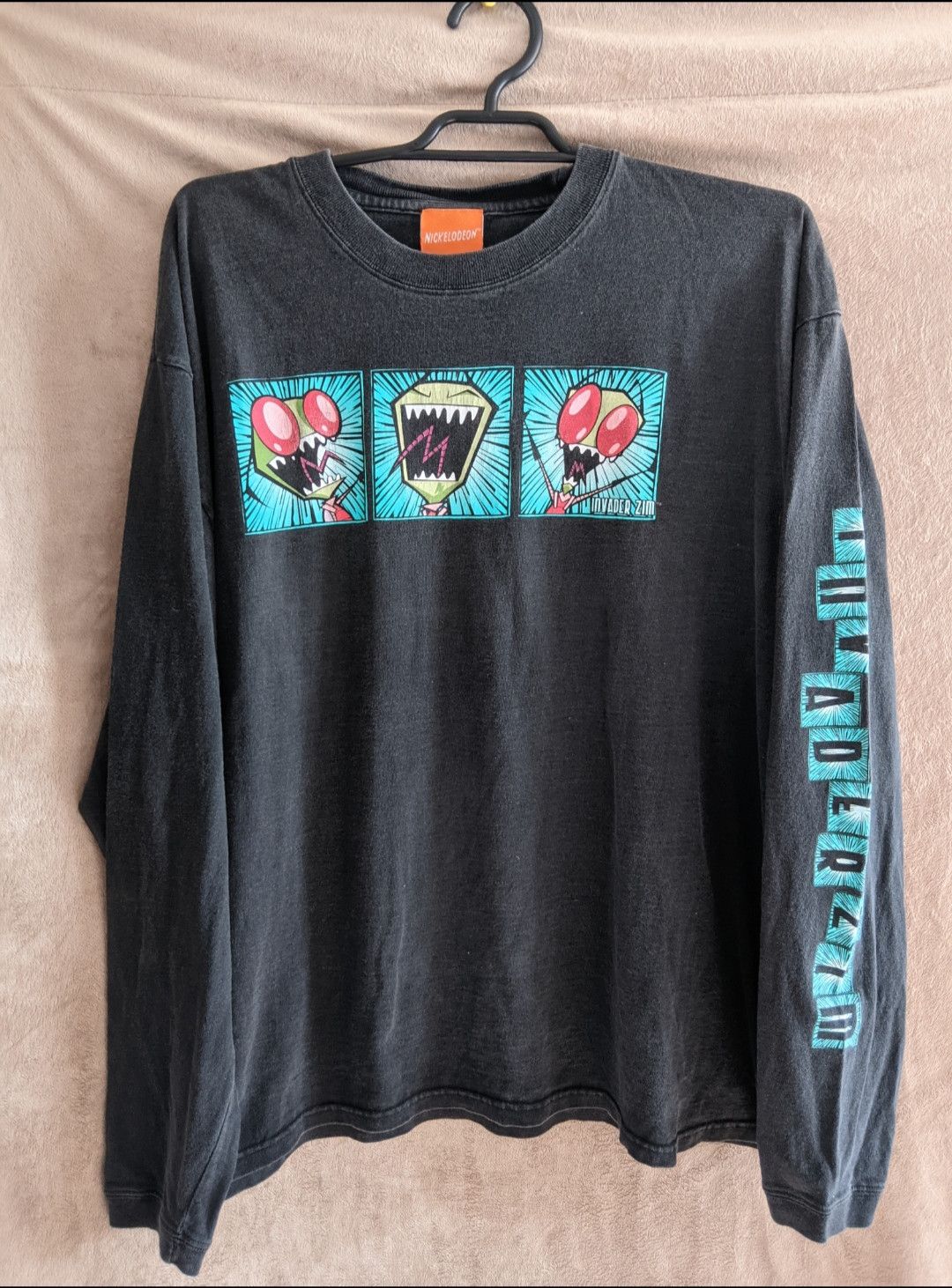 Vintage Vintage 2004 space invader zim box logo cartoons t shirt Size US XL / EU 56 / 4 - 1 Thumbnail
