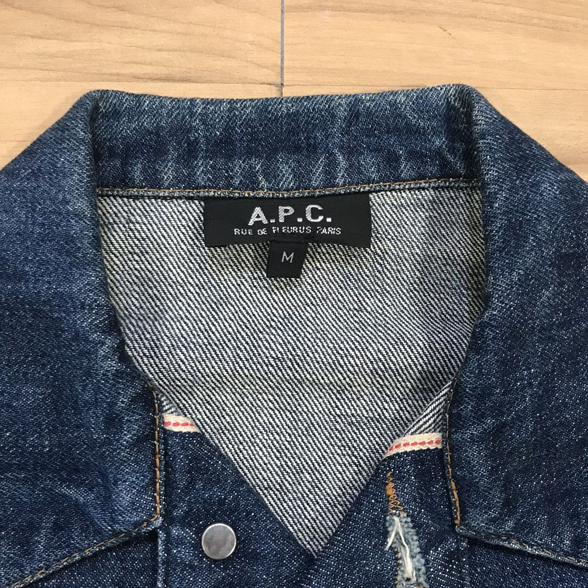 A.P.C. A.P.C Selvedge Trucker Denim Jacket Size US M / EU 48-50 / 2 - 9 Thumbnail