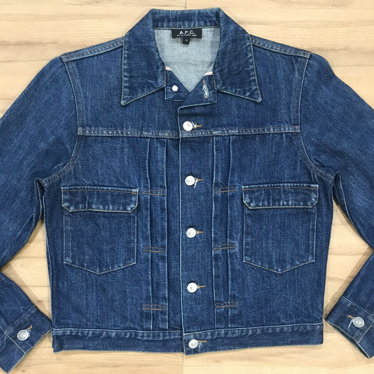 A.P.C. A.P.C Selvedge Trucker Denim Jacket Size US M / EU 48-50 / 2 - 5 Thumbnail
