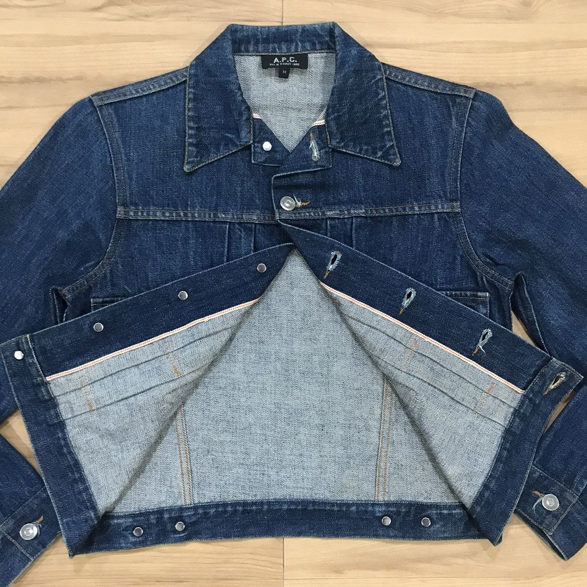A.P.C. A.P.C Selvedge Trucker Denim Jacket Size US M / EU 48-50 / 2 - 10 Thumbnail