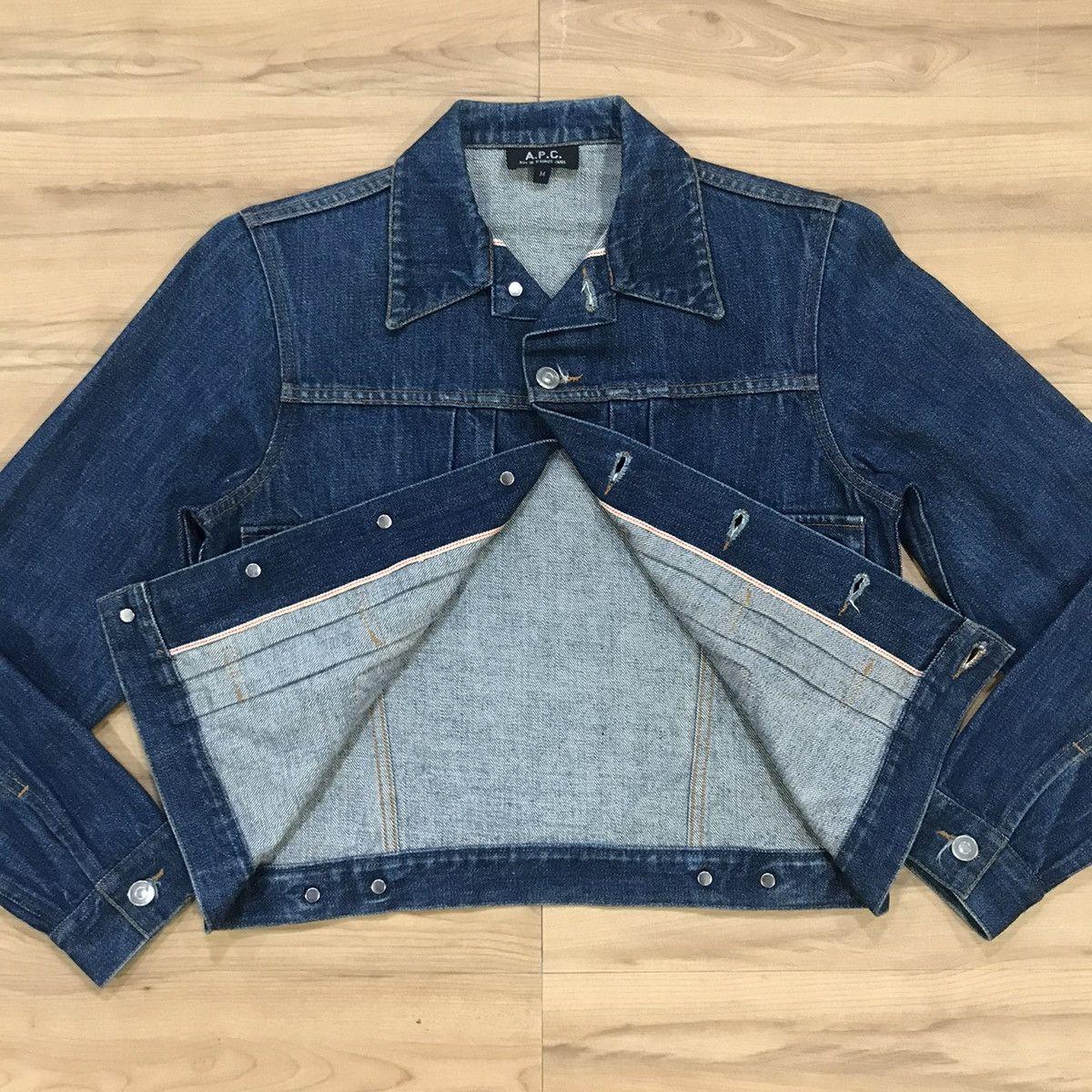 A.P.C. A.P.C Selvedge Trucker Denim Jacket Size US M / EU 48-50 / 2 - 1 Thumbnail