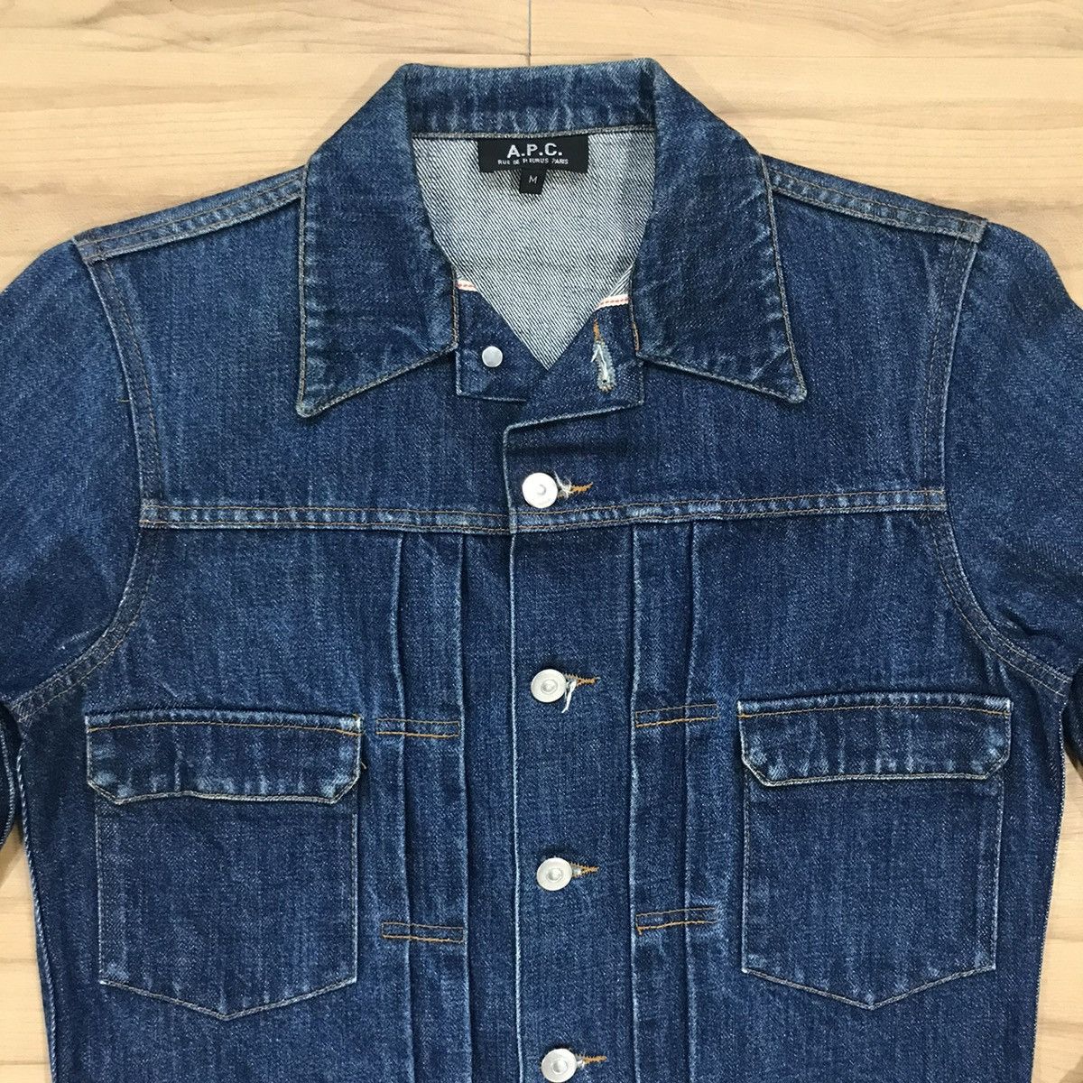 A.P.C. A.P.C Selvedge Trucker Denim Jacket Size US M / EU 48-50 / 2 - 6 Thumbnail