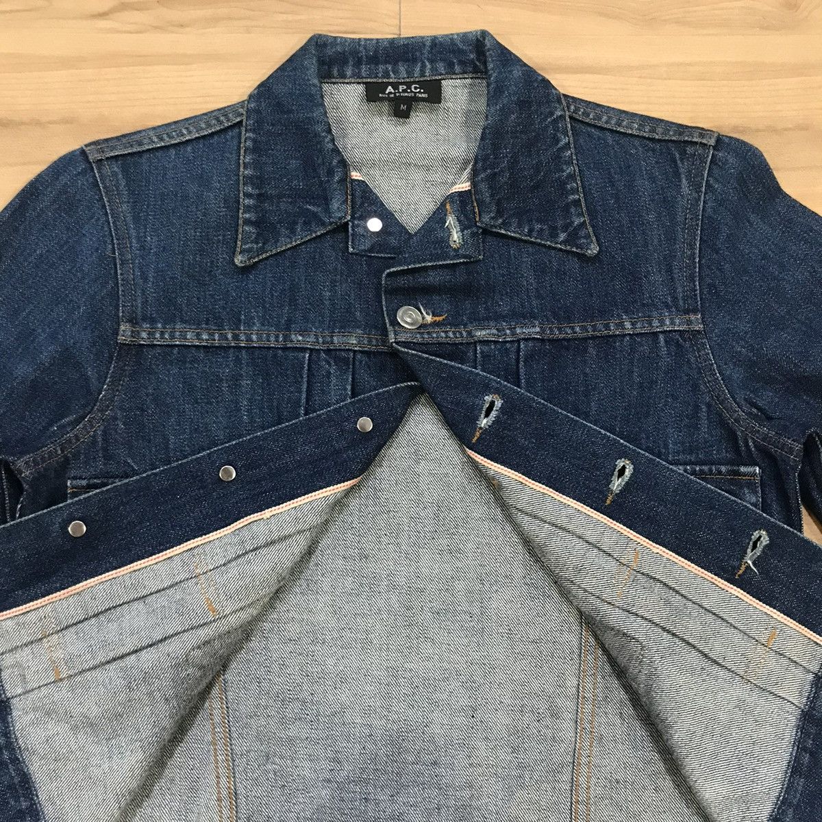 A.P.C. A.P.C Selvedge Trucker Denim Jacket Size US M / EU 48-50 / 2 - 11 Thumbnail
