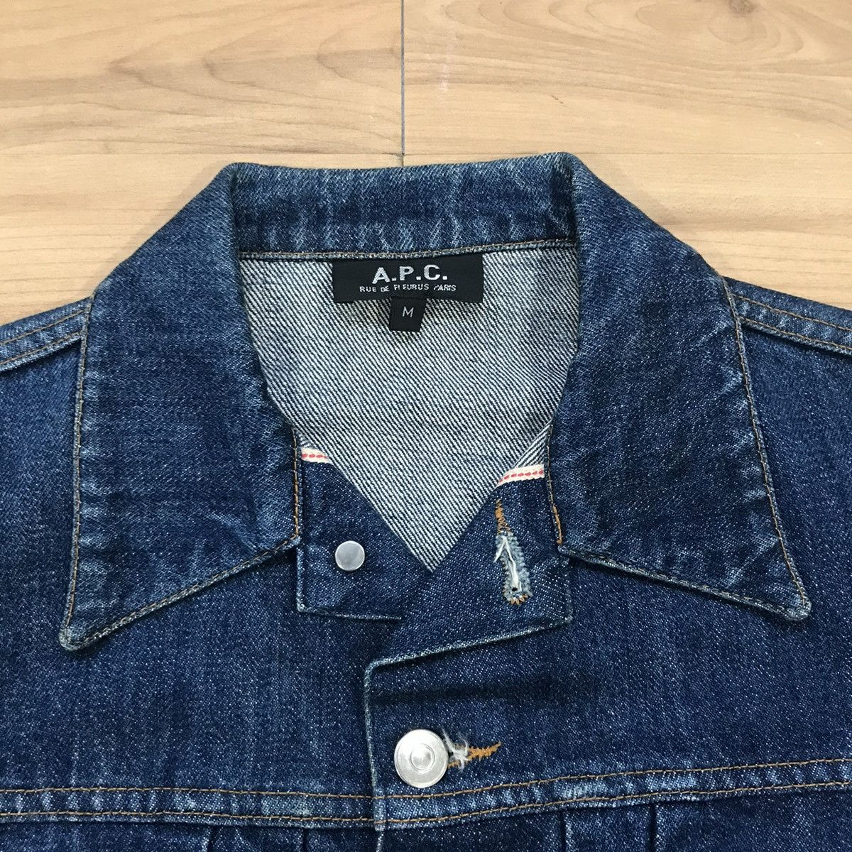 A.P.C. A.P.C Selvedge Trucker Denim Jacket Size US M / EU 48-50 / 2 - 8 Thumbnail