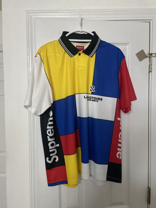 Supreme colorblocked sale soccer polo