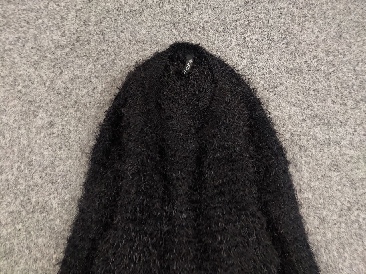 Japanese Brand Vintage 90's Japanese Black Mohair Style Fuzzy Sweater Size US S / EU 44-46 / 1 - 6 Thumbnail