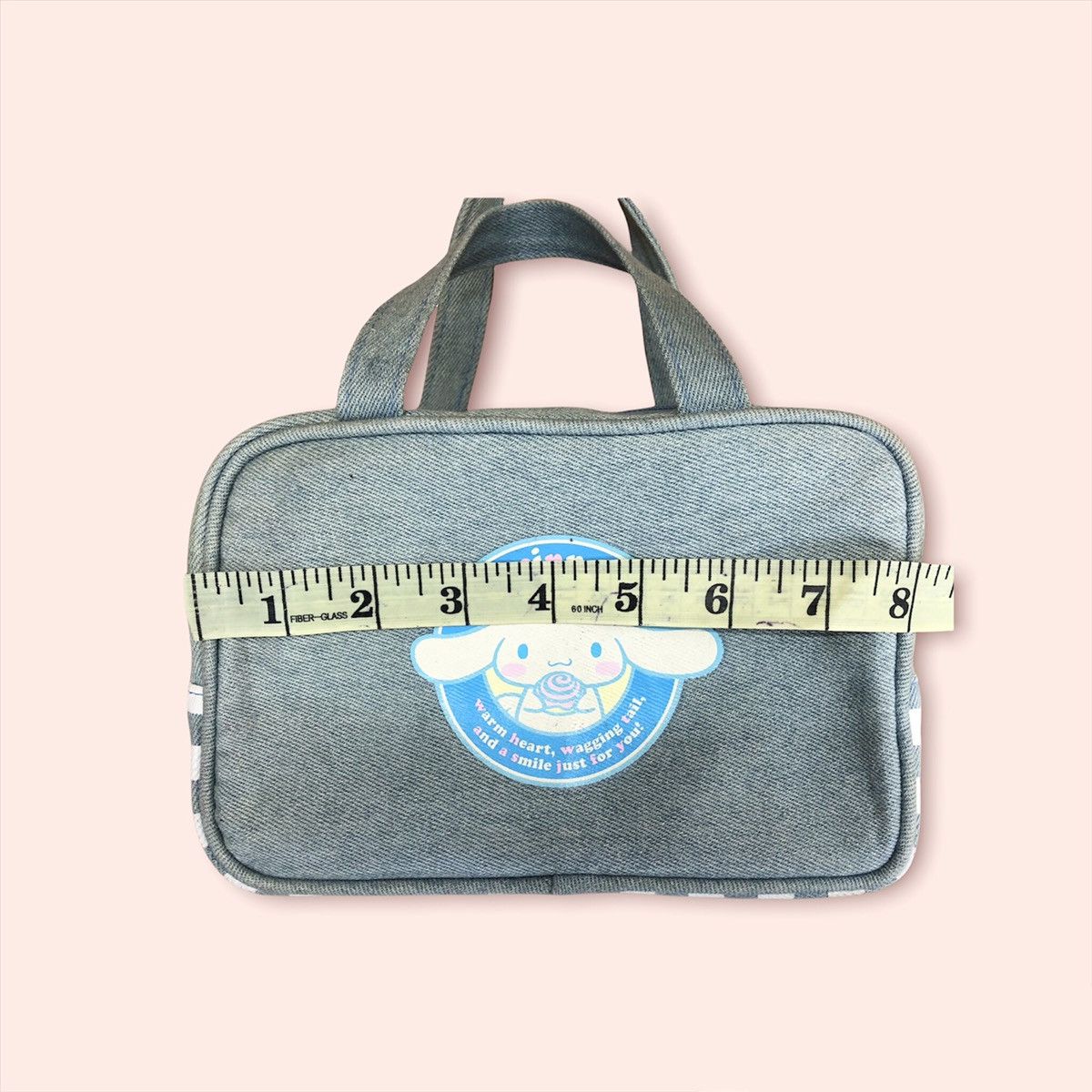 Anime × Cartoon Network × Japanese Brand Cinnamoroll Baby Hello Kitty Denim Bag Size ONE SIZE - 5 Thumbnail
