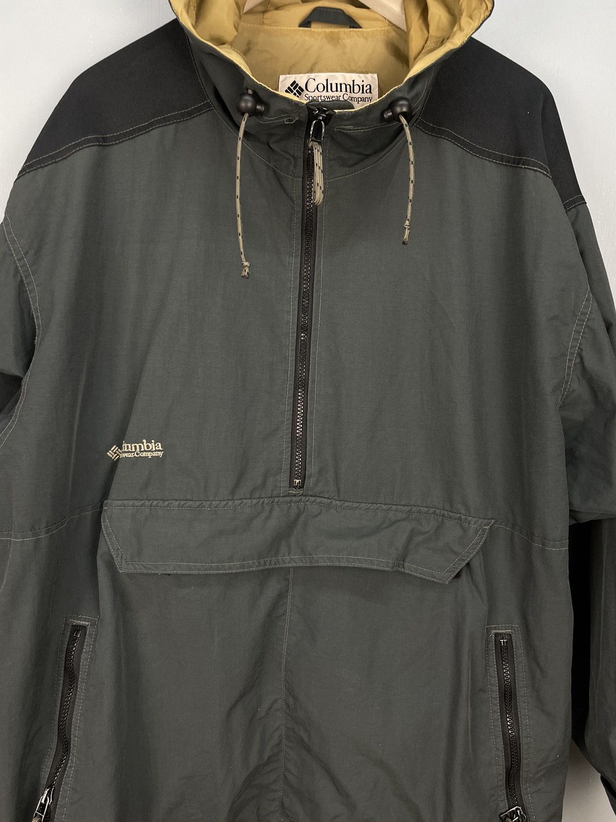 Columbia Columbia half zip jacket hoodie windbreaker Size US XL / EU 56 / 4 - 3 Thumbnail
