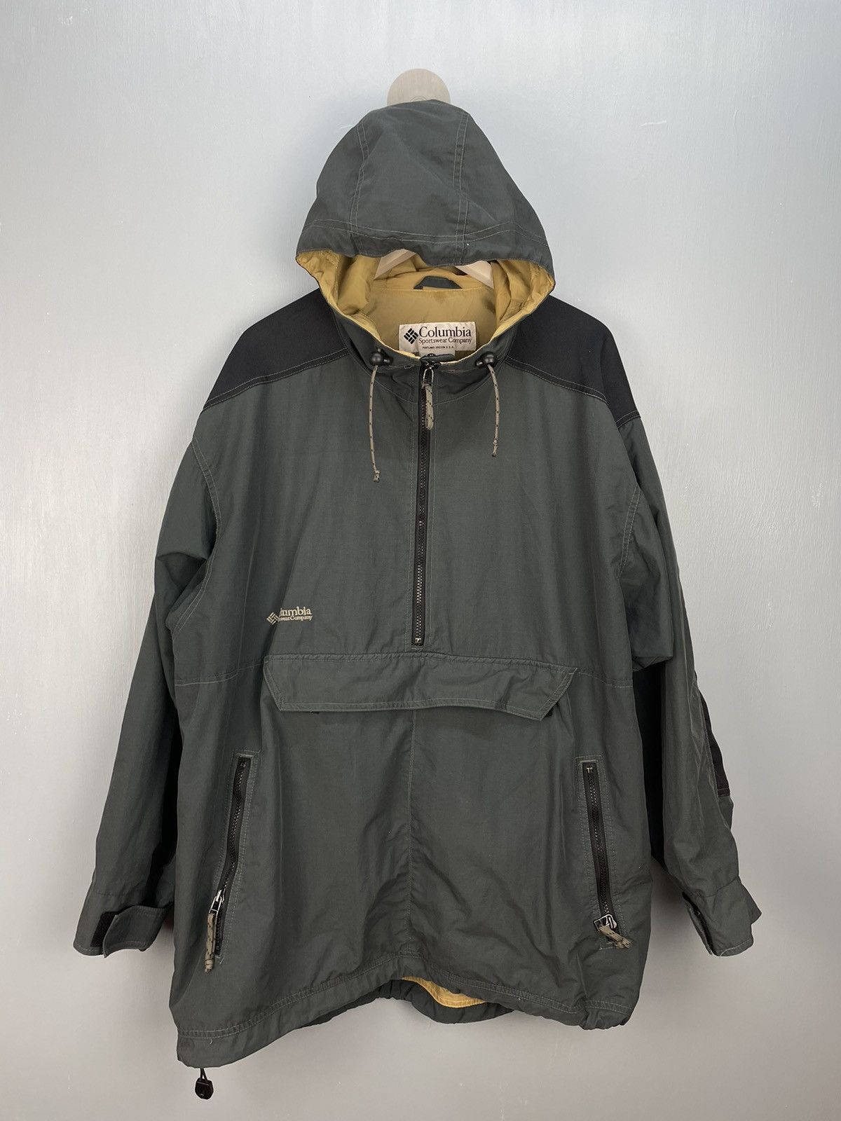 Columbia Columbia half zip jacket hoodie windbreaker Size US XL / EU 56 / 4 - 1 Thumbnail