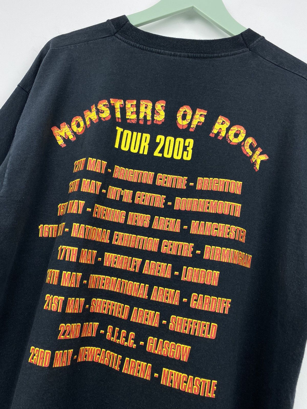 Band Tees Vintage Y2K 2003 Monsters of Rock Snake Whitesnake T Shirt Size US L / EU 52-54 / 3 - 5 Thumbnail