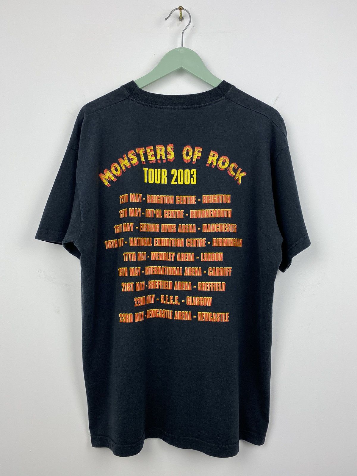 Band Tees Vintage Y2K 2003 Monsters of Rock Snake Whitesnake T Shirt Size US L / EU 52-54 / 3 - 4 Thumbnail