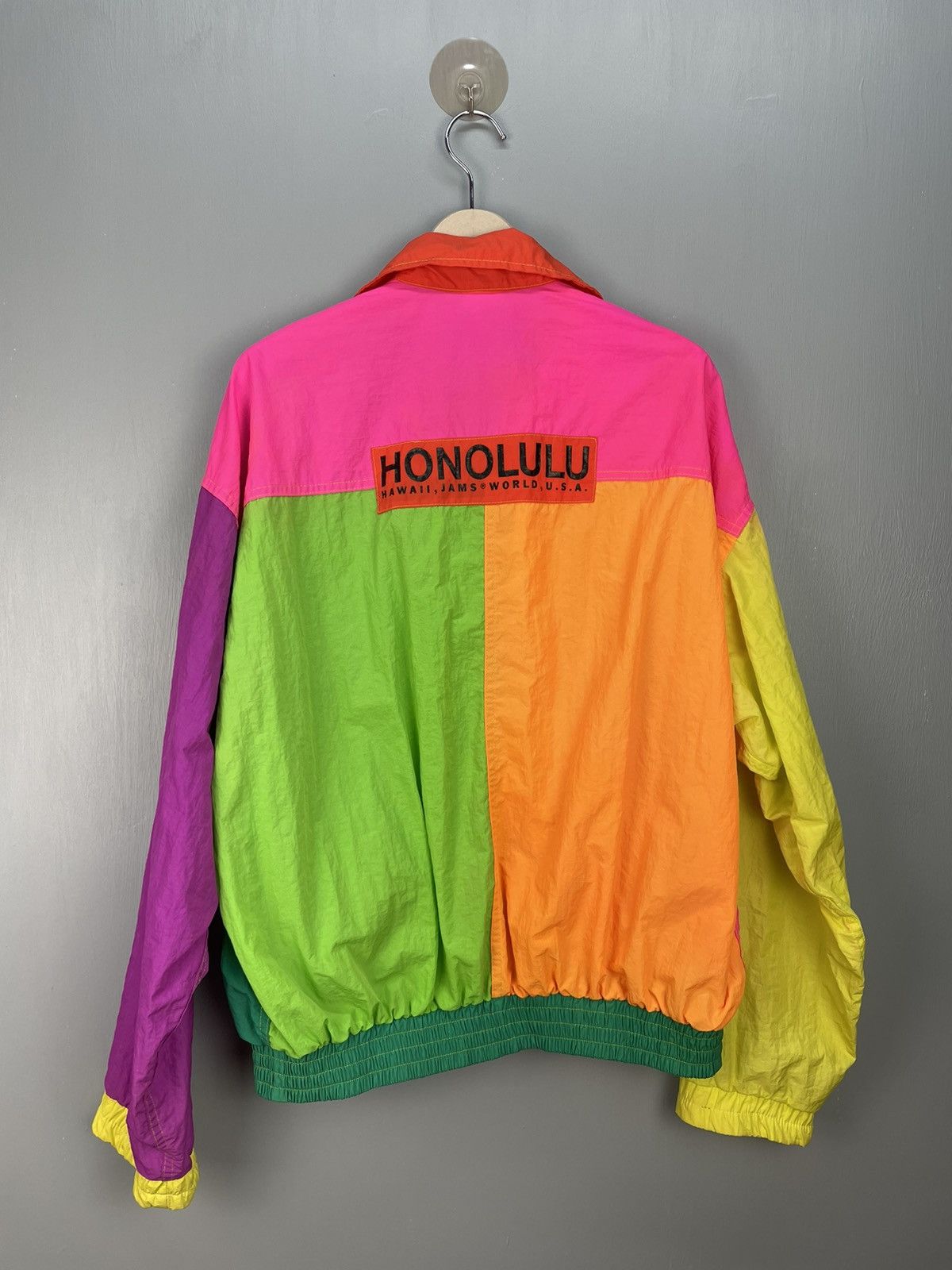 Jams World Vintage 80s Jams World windbreaker Size US L / EU 52-54 / 3 - 2 Thumbnail