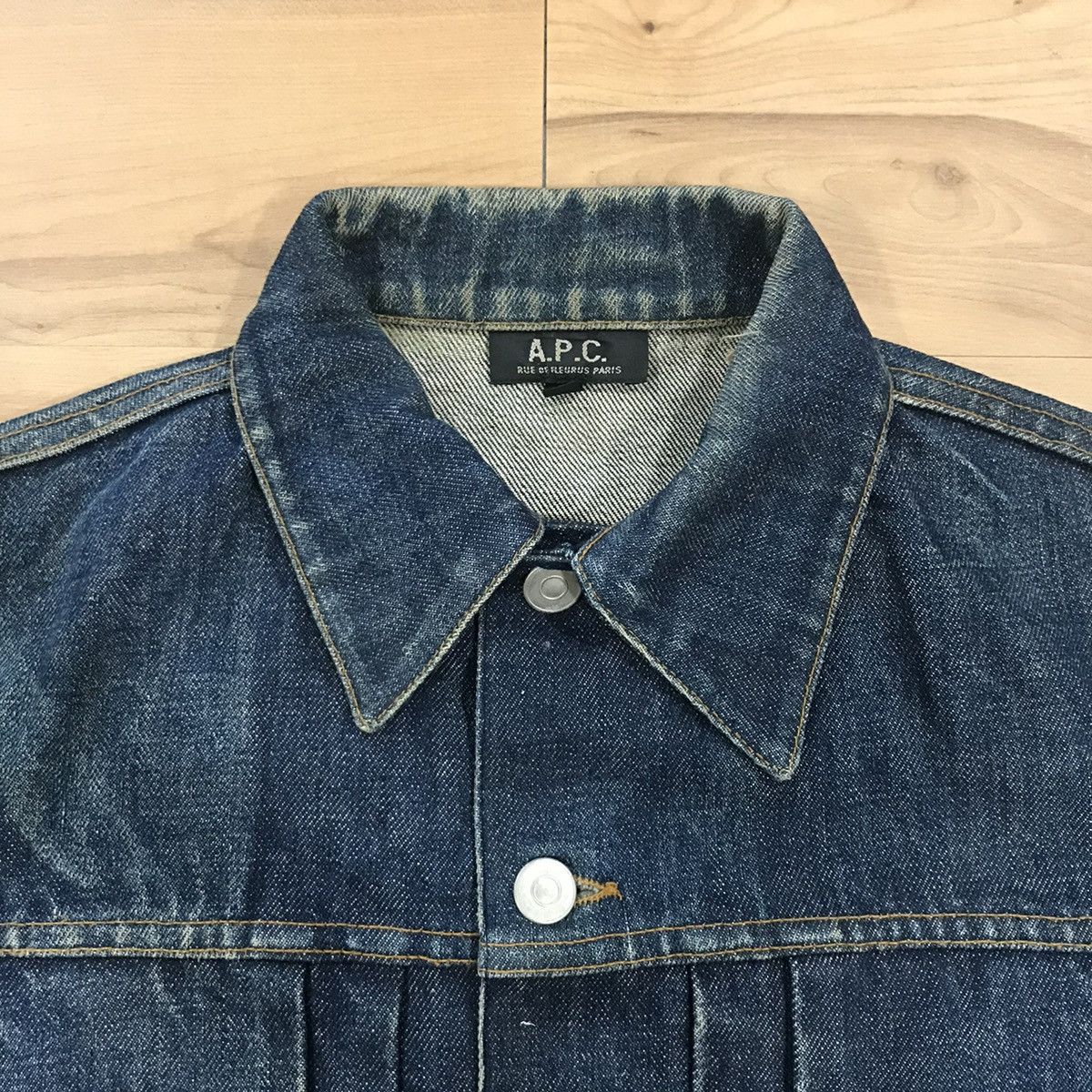 A.P.C. 🚨FINAL DROP🚨Vintage A.P.C Selvedge Denim Jacket Size US M / EU 48-50 / 2 - 5 Thumbnail