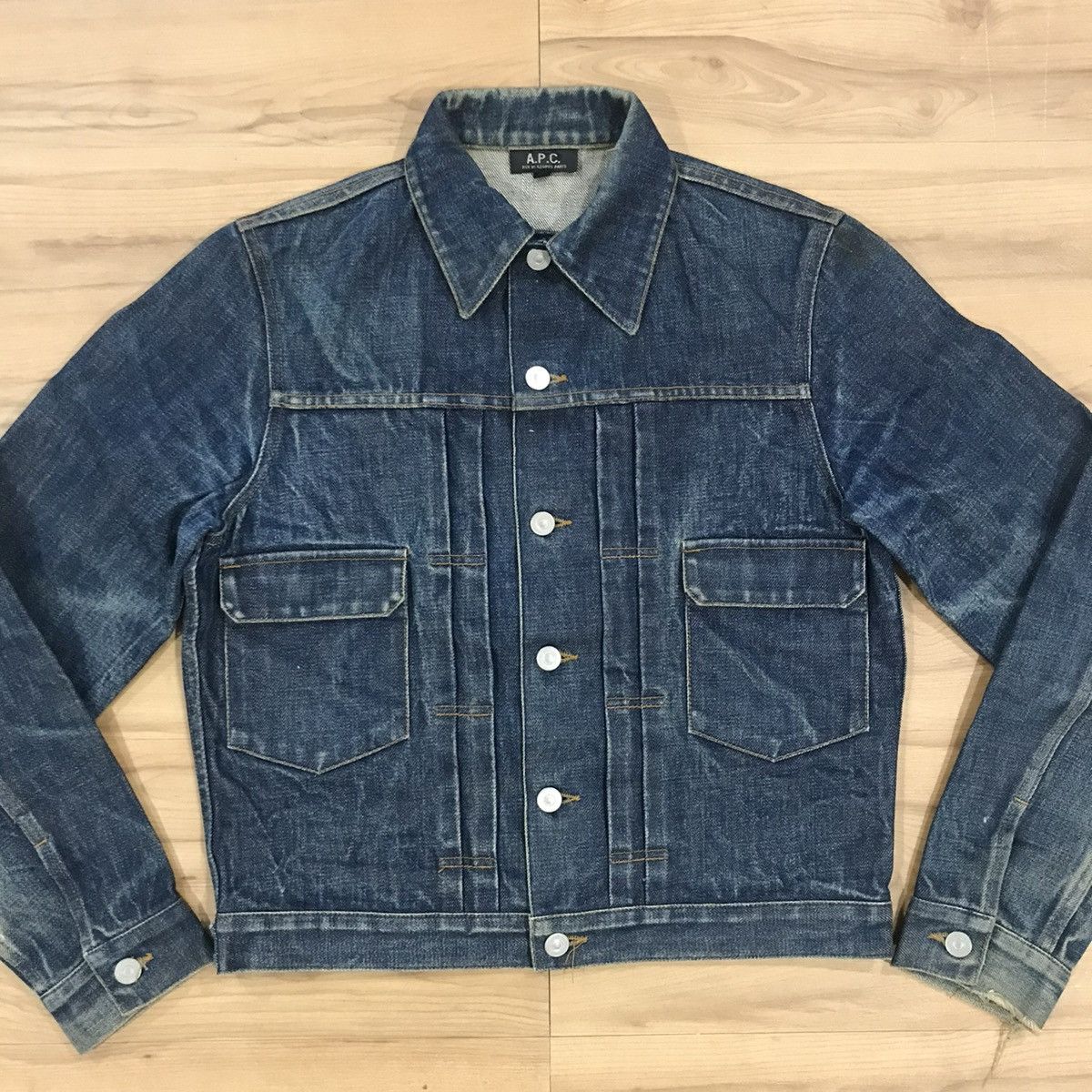 A.P.C. 🚨FINAL DROP🚨Vintage A.P.C Selvedge Denim Jacket Size US M / EU 48-50 / 2 - 9 Thumbnail