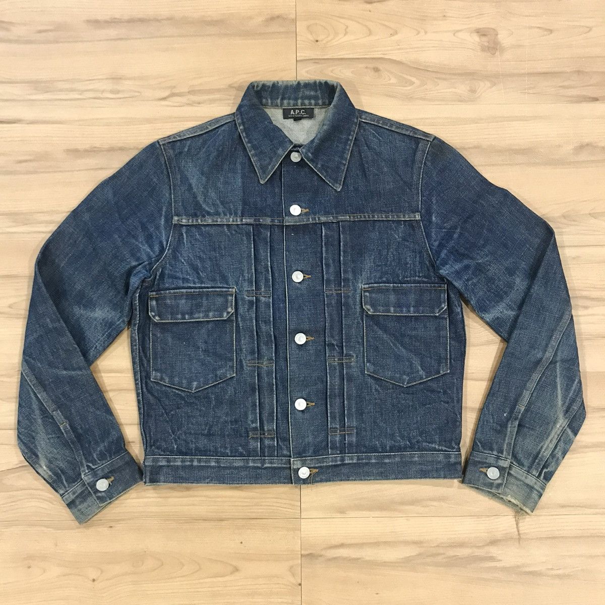 A.P.C. 🚨FINAL DROP🚨Vintage A.P.C Selvedge Denim Jacket Size US M / EU 48-50 / 2 - 10 Thumbnail