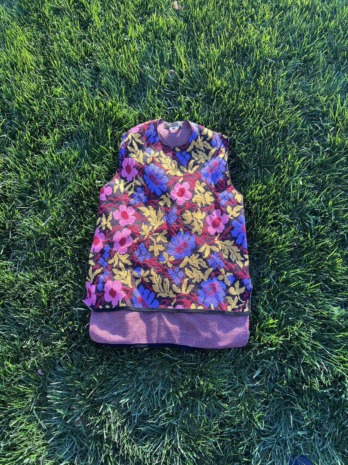 Comme Des Garcons Homme Plus CDG Homme Plus Flower Vest | Grailed