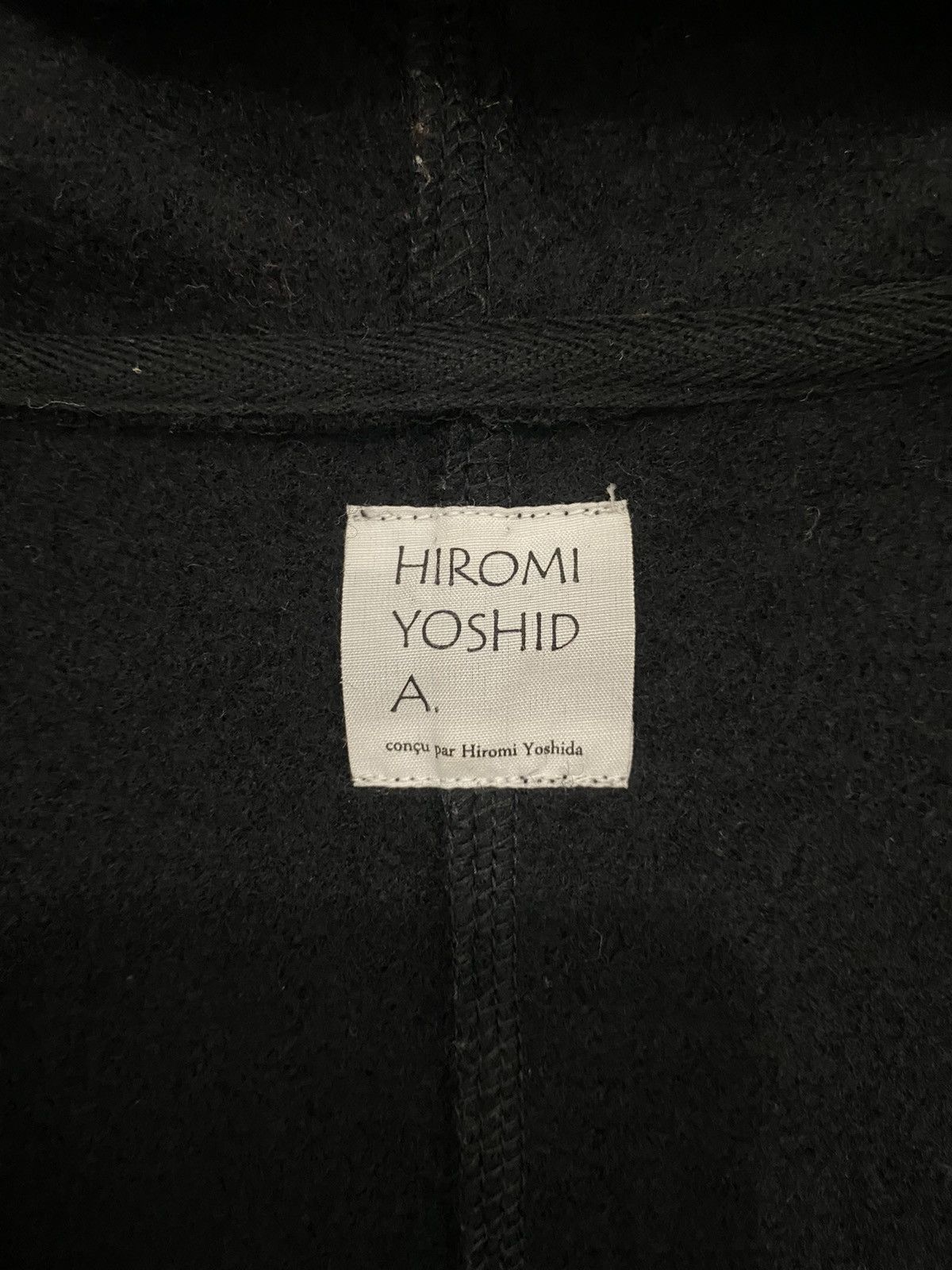 Japanese Brand Hiromi Yoshida Long Wool Hoodie Coat Size US S / EU 44-46 / 1 - 6 Thumbnail
