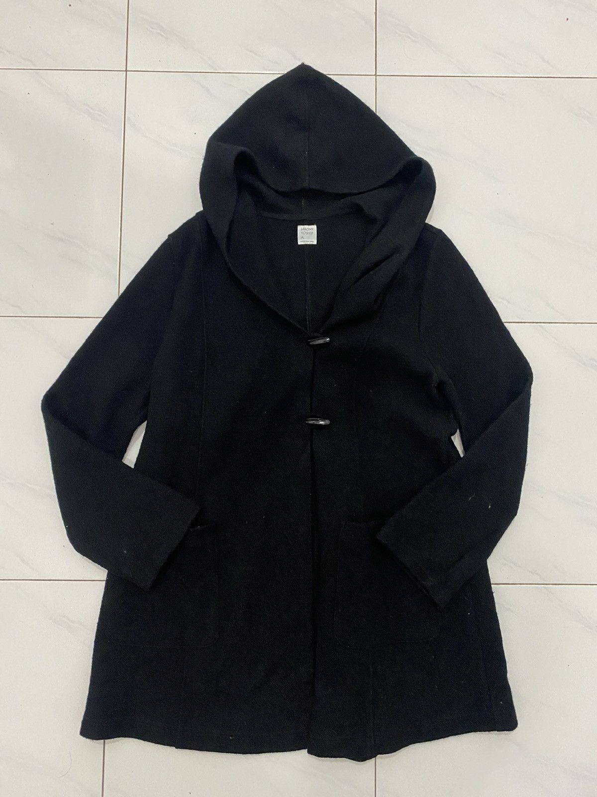 Japanese Brand Hiromi Yoshida Long Wool Hoodie Coat Size US S / EU 44-46 / 1 - 8 Thumbnail