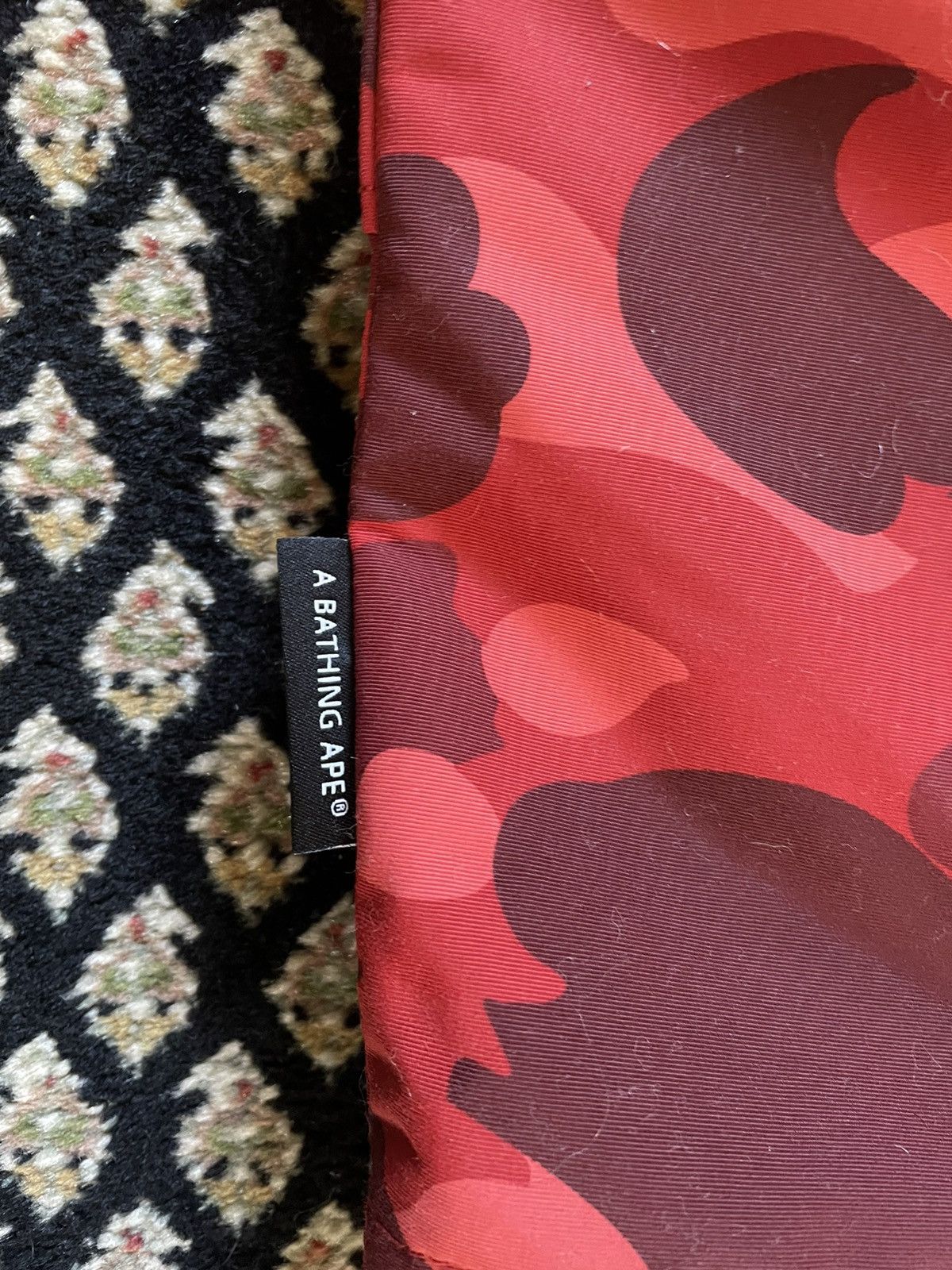 Bape × October's Very Own BAPE X OVO red camo jacket Size US L / EU 52-54 / 3 - 9 Thumbnail
