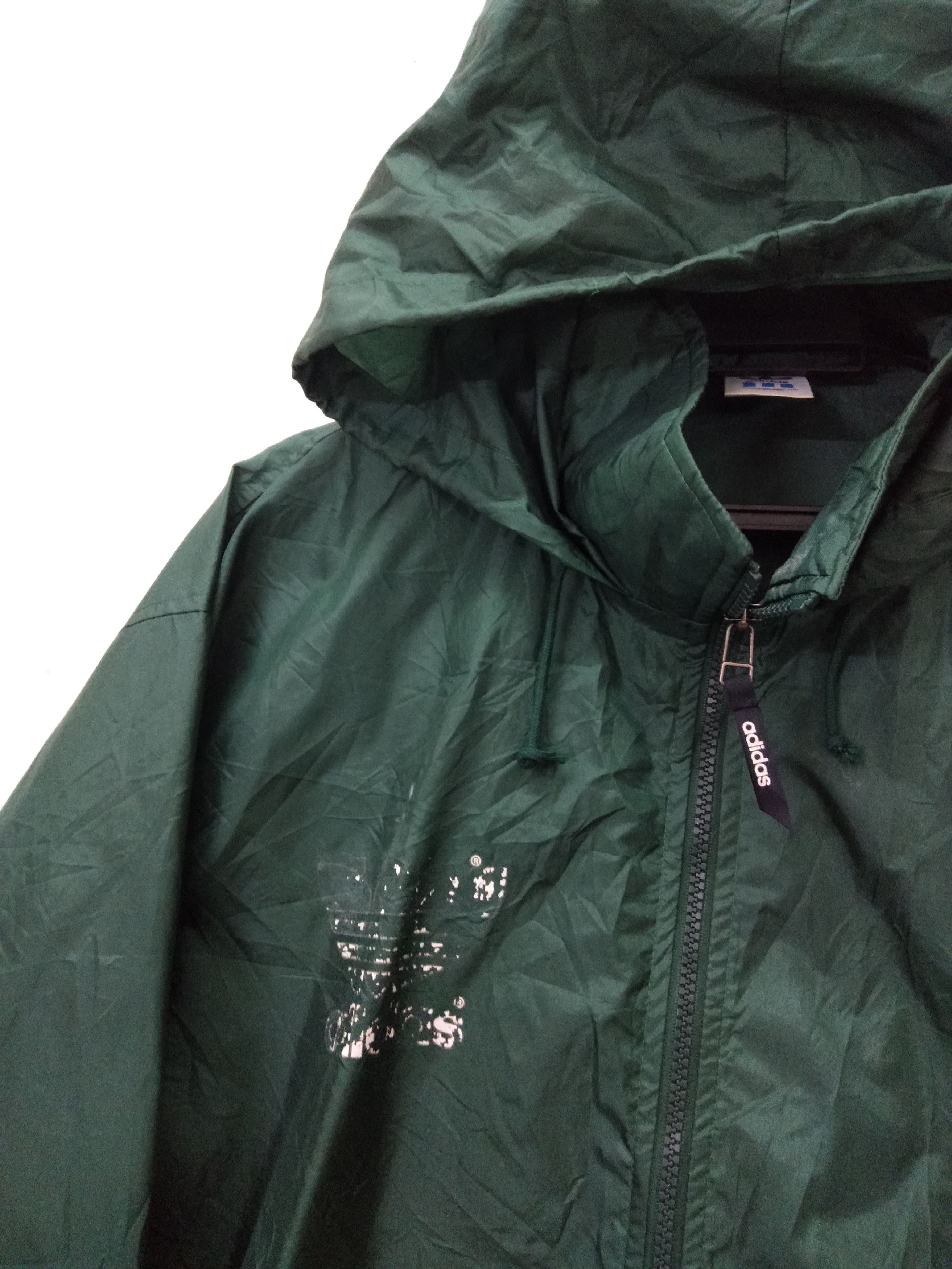 Adidas Big Logo Adidas Windbreaker Size US L / EU 52-54 / 3 - 6 Thumbnail