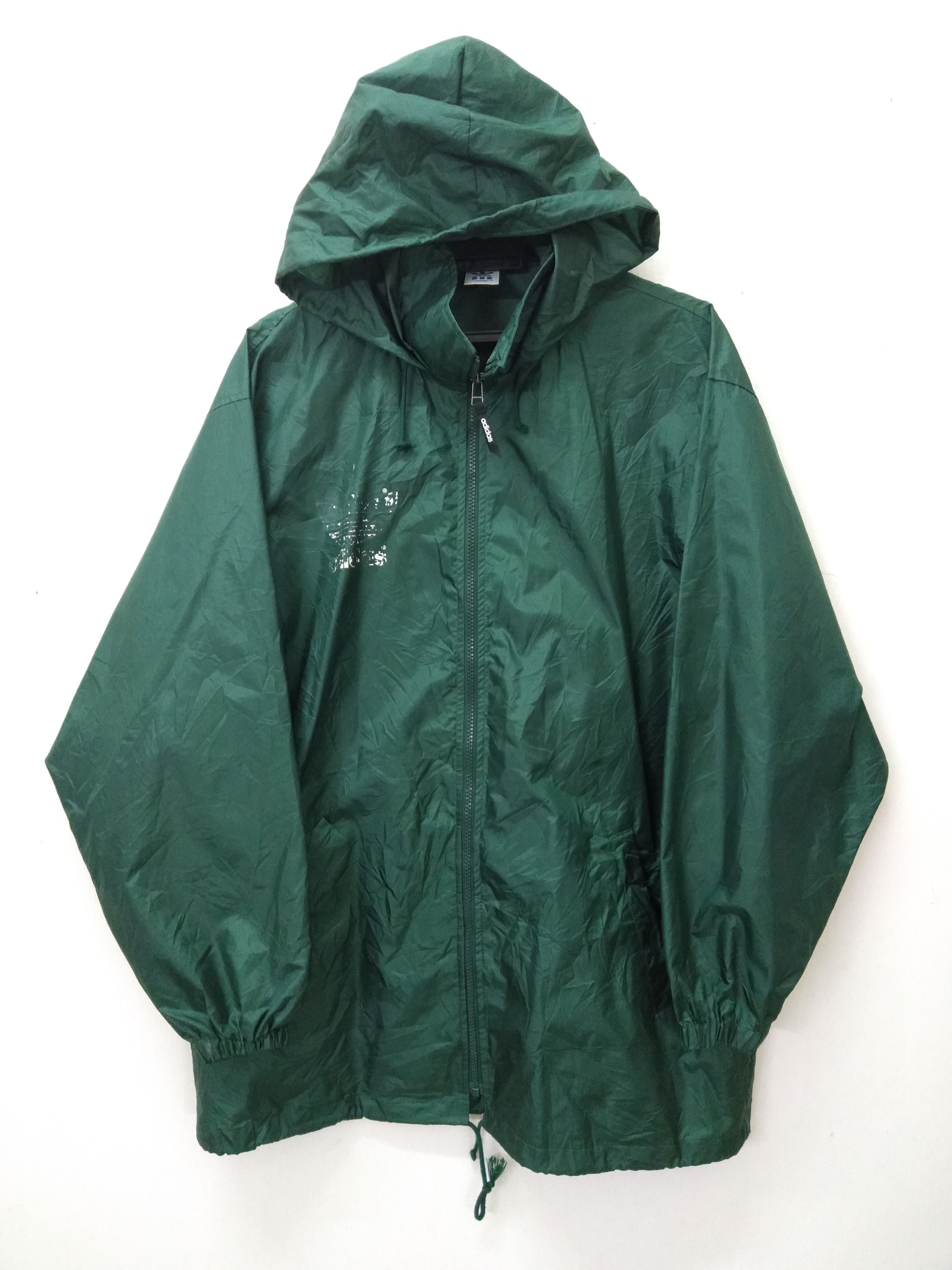 Adidas Big Logo Adidas Windbreaker Size US L / EU 52-54 / 3 - 7 Thumbnail