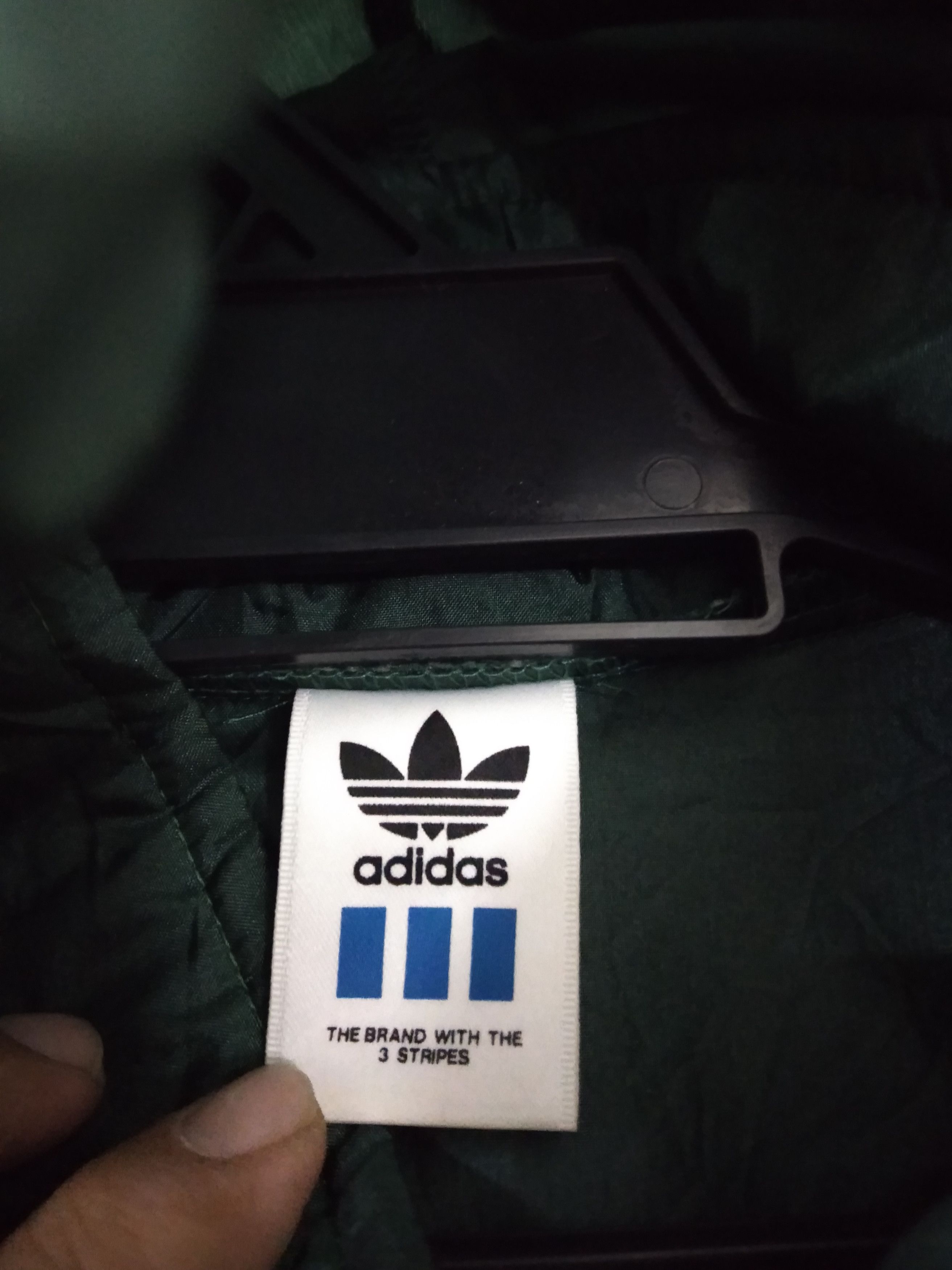 Adidas Big Logo Adidas Windbreaker Size US L / EU 52-54 / 3 - 8 Thumbnail