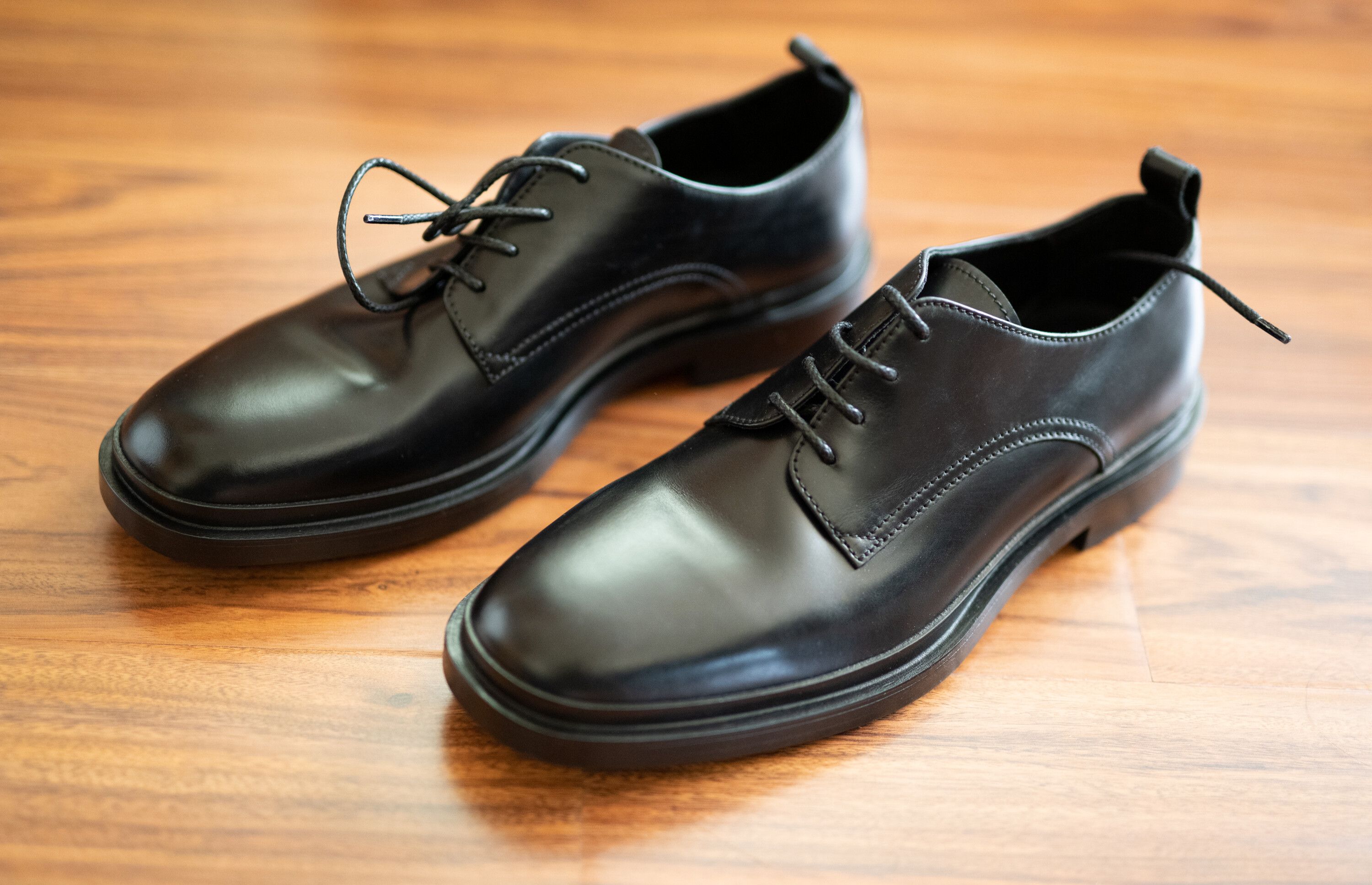 Officine Creative Concrete 002 leather derby shoes - Black