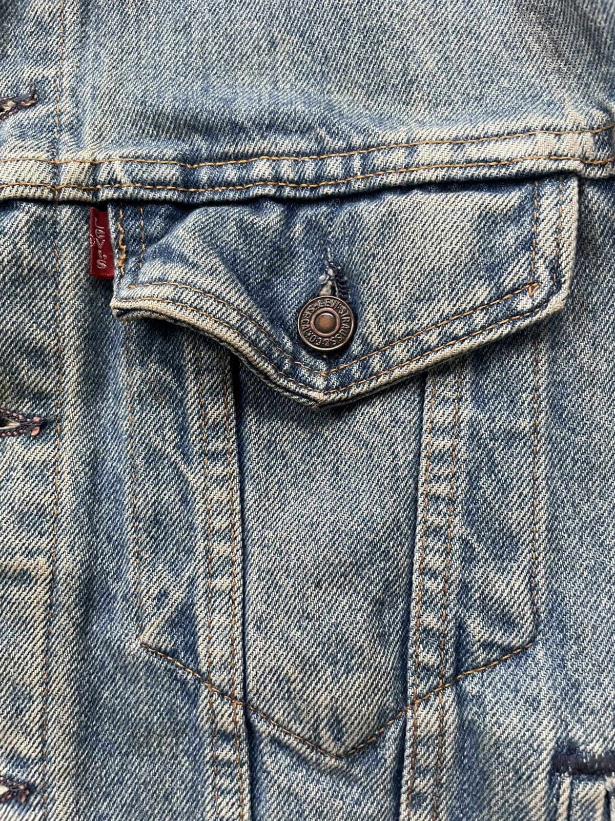 Levi's Levis Vintage 1986 70506 Faded Wash Denim Jkt Size US L / EU 52-54 / 3 - 14 Thumbnail