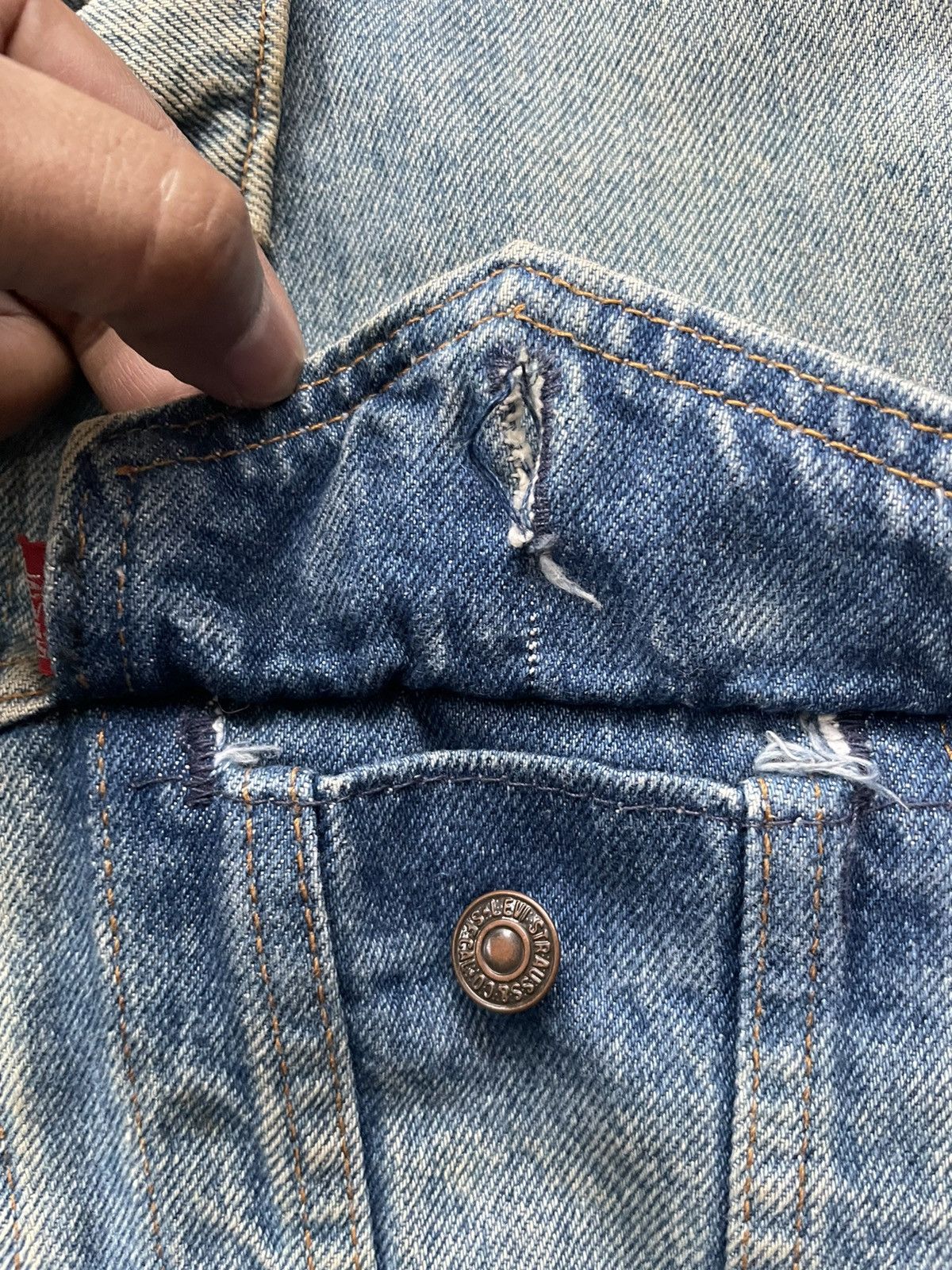 Levi's Levis Vintage 1986 70506 Faded Wash Denim Jkt Size US L / EU 52-54 / 3 - 12 Thumbnail