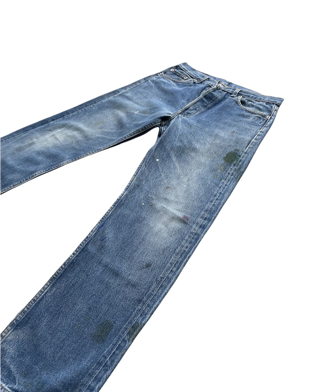 Levi's Levi’s 501 e 1990 Usa Aging Stone Wash Size US 30 / EU 46 - 2 Thumbnail