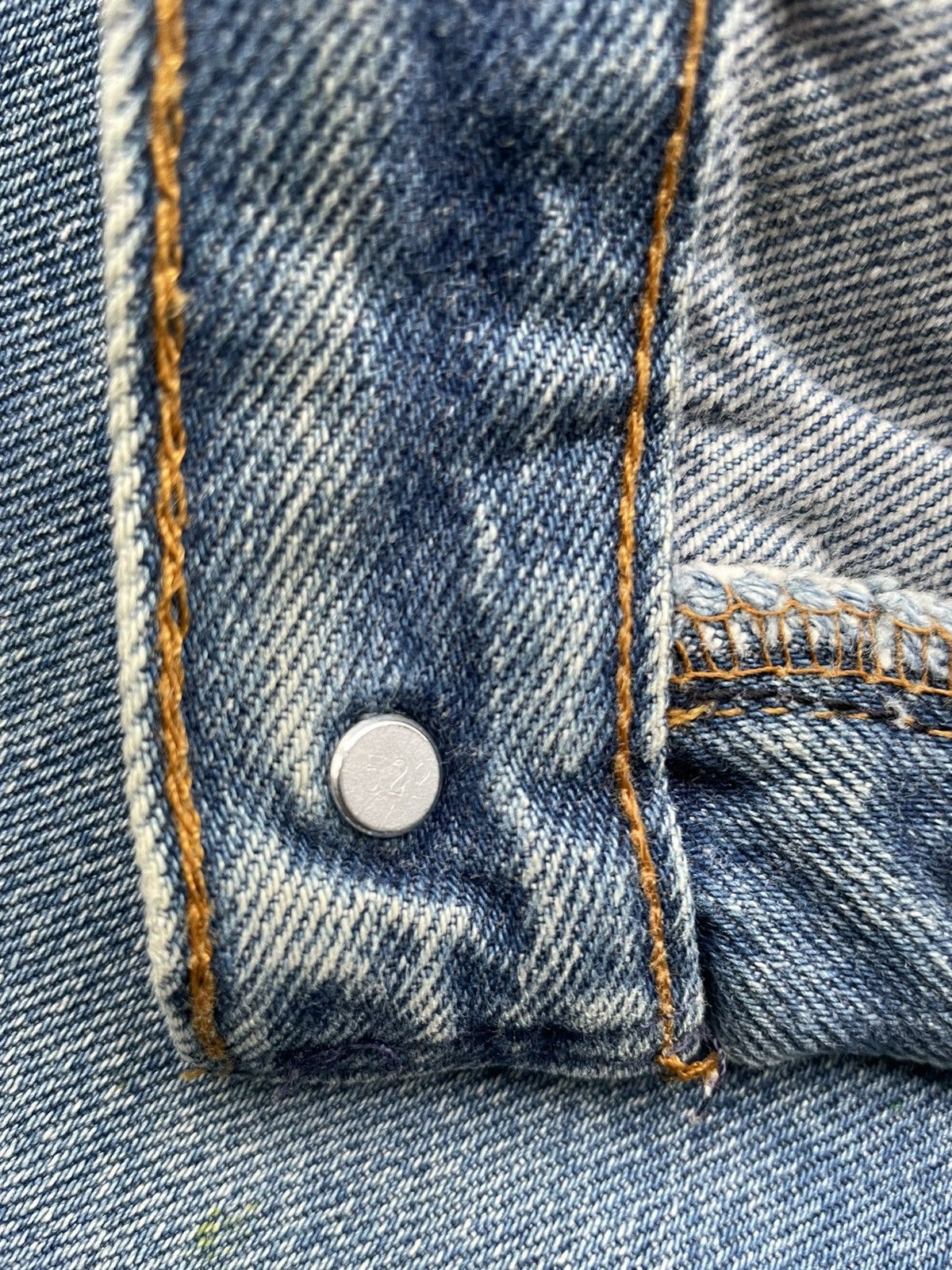 Levi's Levi’s 501 e 1990 Usa Aging Stone Wash Size US 30 / EU 46 - 19 Thumbnail