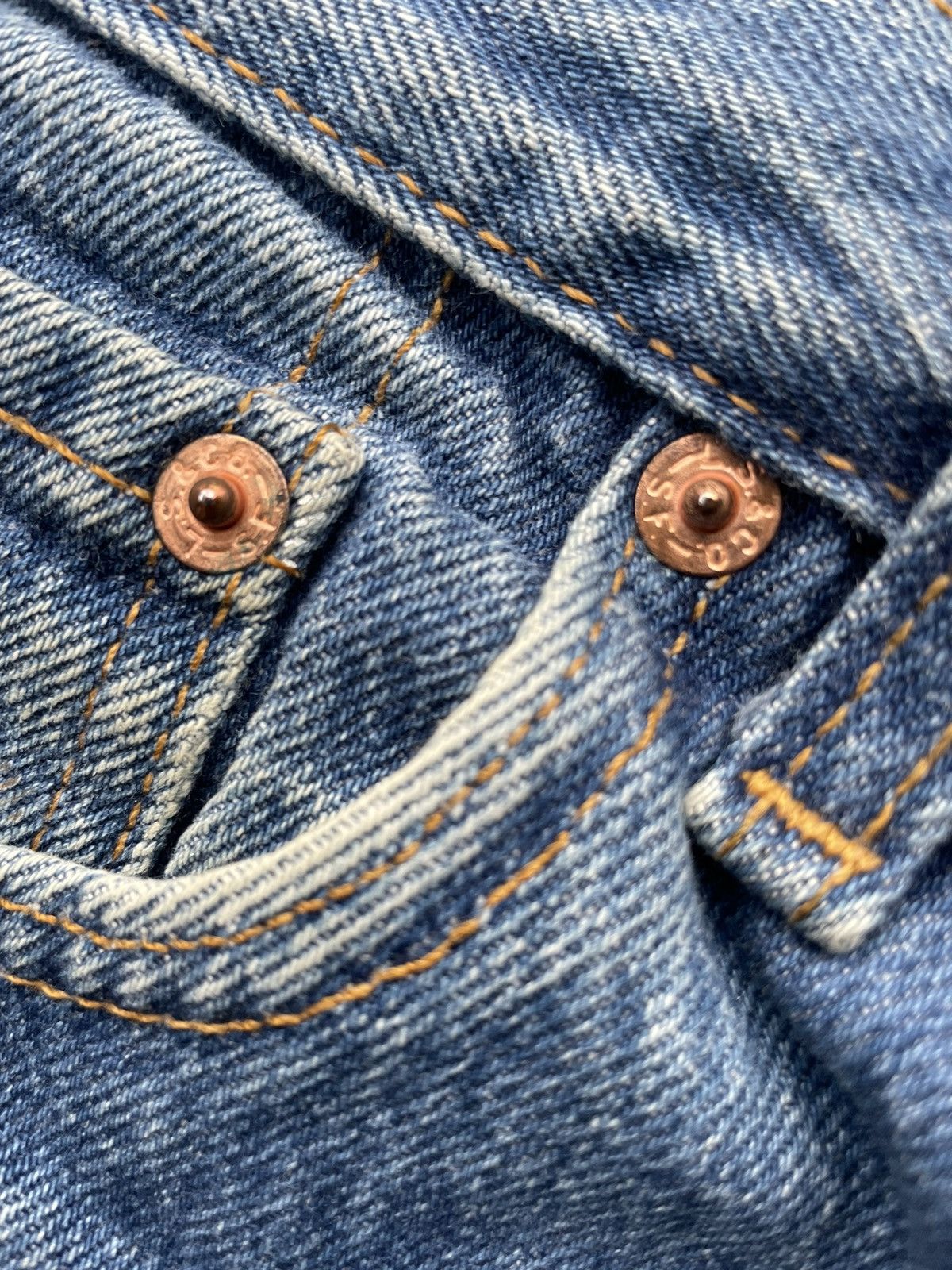 Levi's Levi’s 501 e 1990 Usa Aging Stone Wash Size US 30 / EU 46 - 20 Thumbnail