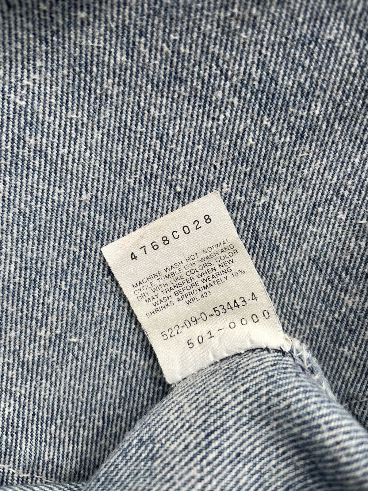 Levi's Levi’s 501 e 1990 Usa Aging Stone Wash Size US 30 / EU 46 - 15 Thumbnail