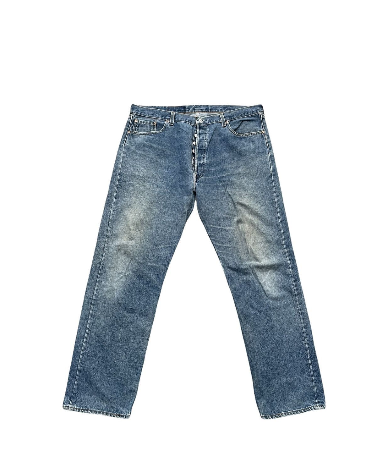 Levi's Vintage Levis 501 USA 1997 Aging Wash Denim Size US 40 / EU 56 - 1 Thumbnail
