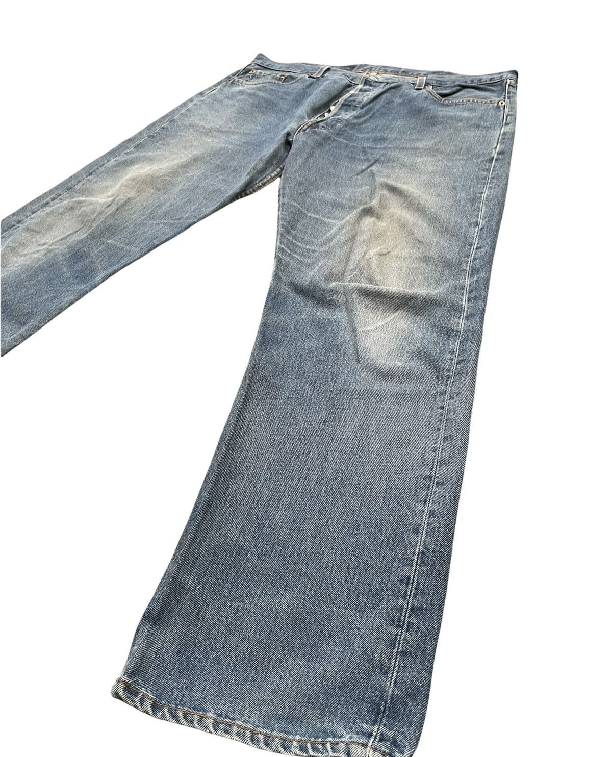 Levi's Vintage Levis 501 USA 1997 Aging Wash Denim Size US 40 / EU 56 - 2 Thumbnail