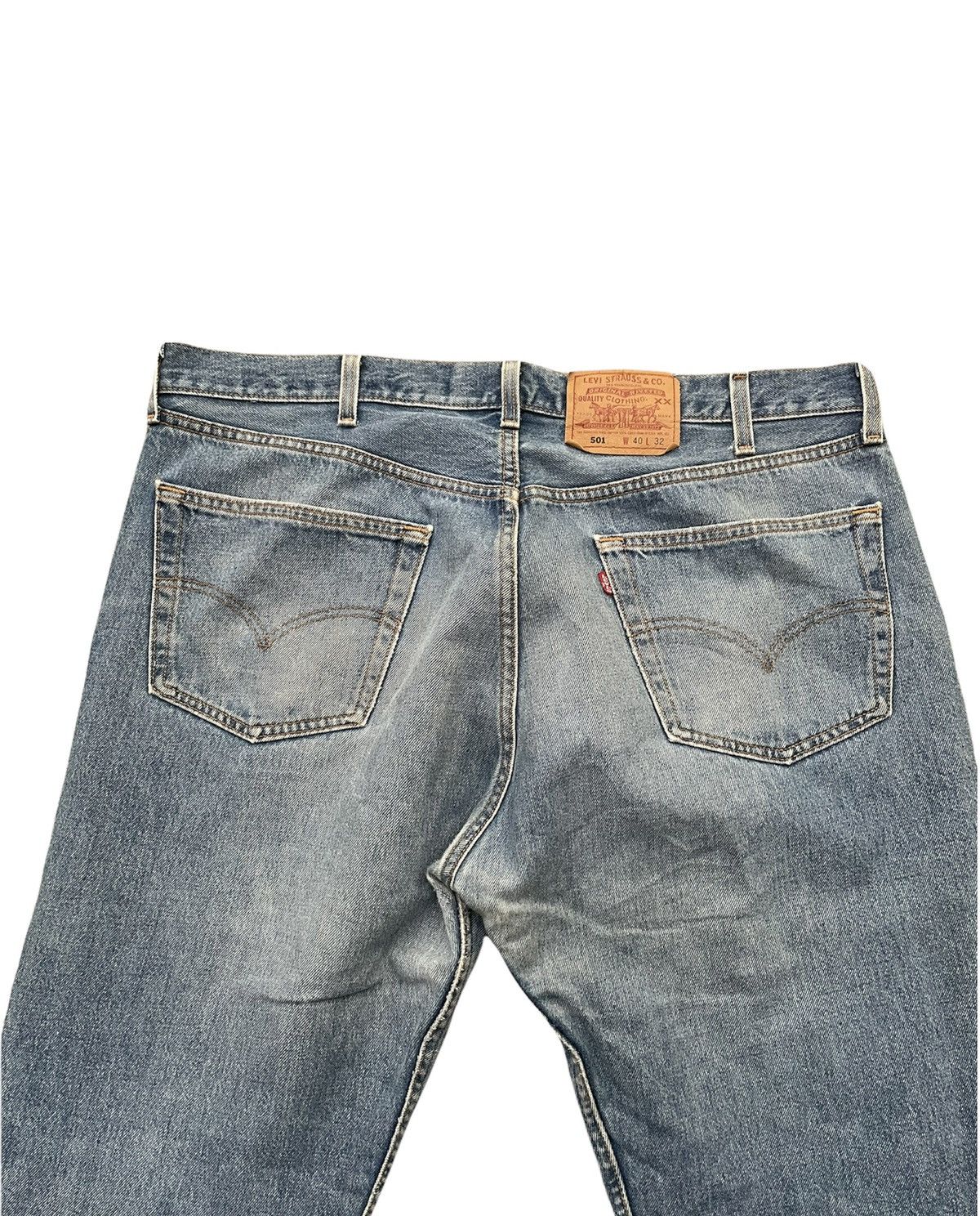 Levi's Vintage Levis 501 USA 1997 Aging Wash Denim Size US 40 / EU 56 - 6 Thumbnail