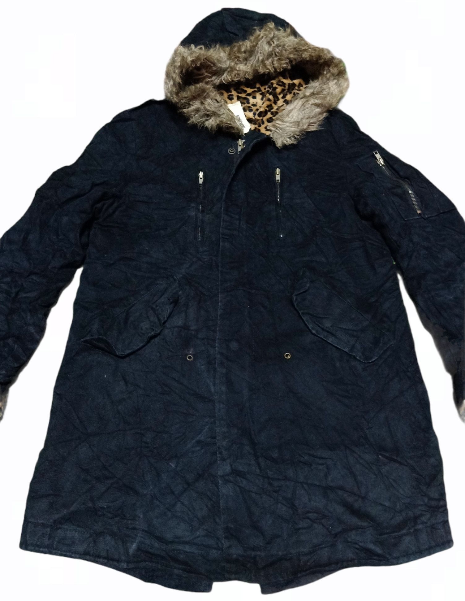Attachment Attachment Parka Hood Zipper Jacket Size L Size US L / EU 52-54 / 3 - 5 Thumbnail