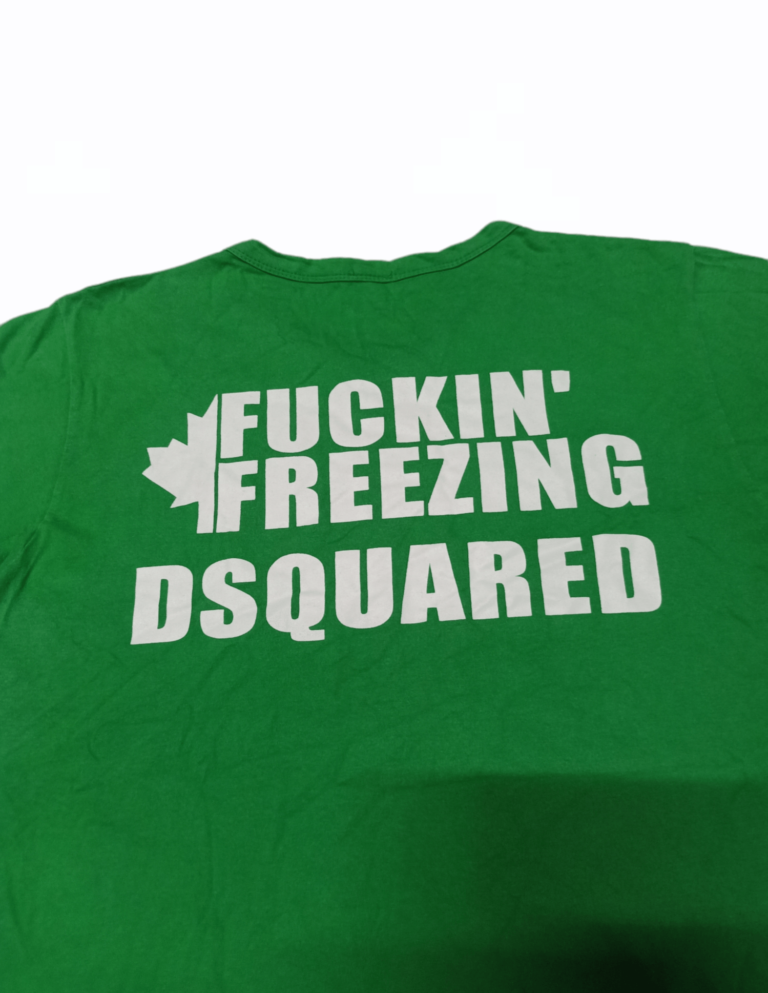 Dsquared2 × Rare × Streetwear Fucking Freezing Dsquared Green Tee Size M |  Grailed